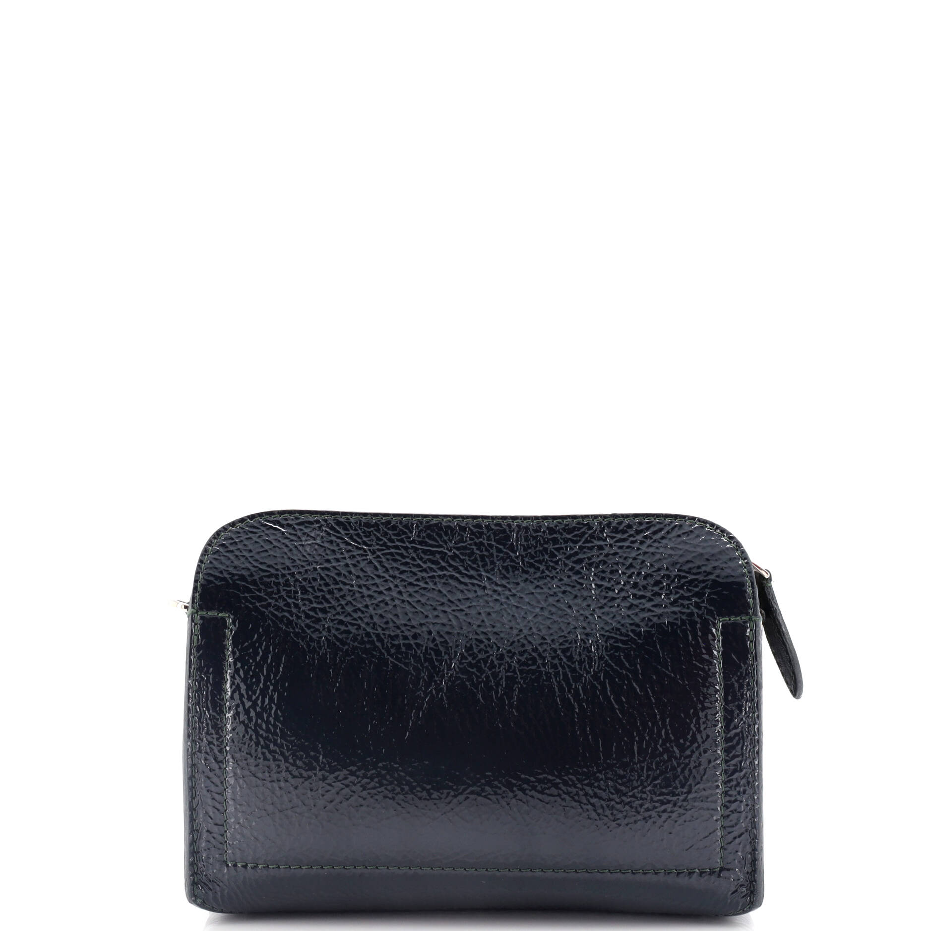 Bonded Pochette Chaine Bag Patent Deerskin