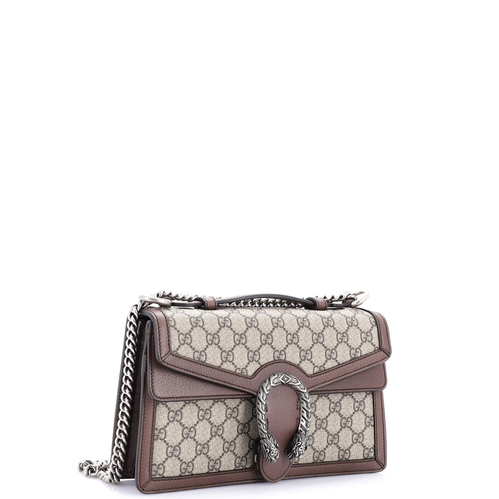 Dionysus Top Handle Chain Bag GG Coated Canvas Small