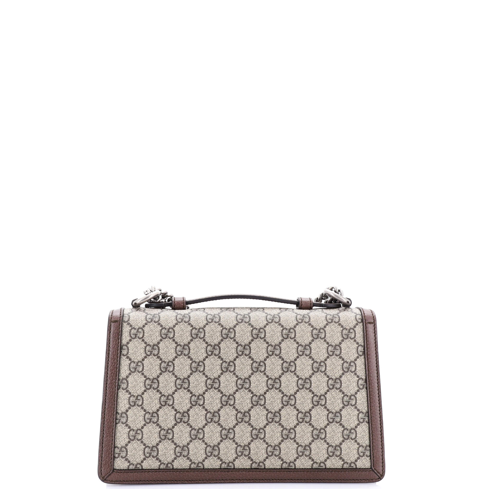 Dionysus Top Handle Chain Bag GG Coated Canvas Small