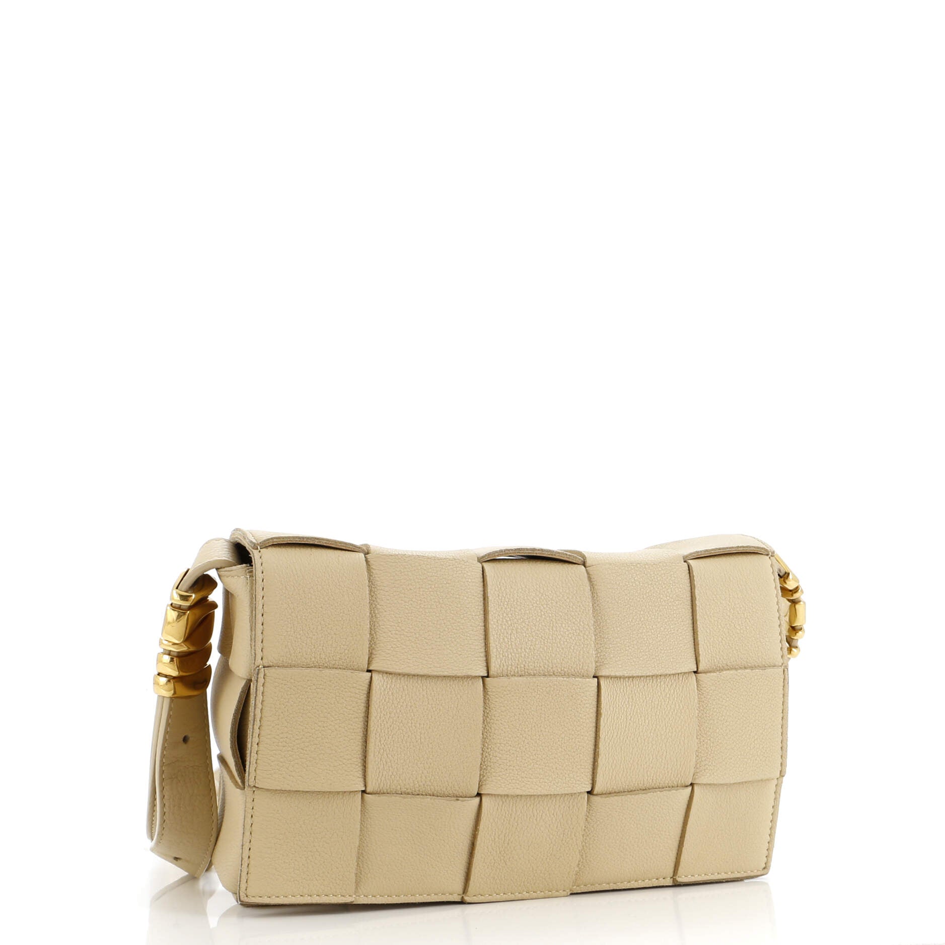 Cassette Crossbody Bag Maxi Intrecciato Grained Leather