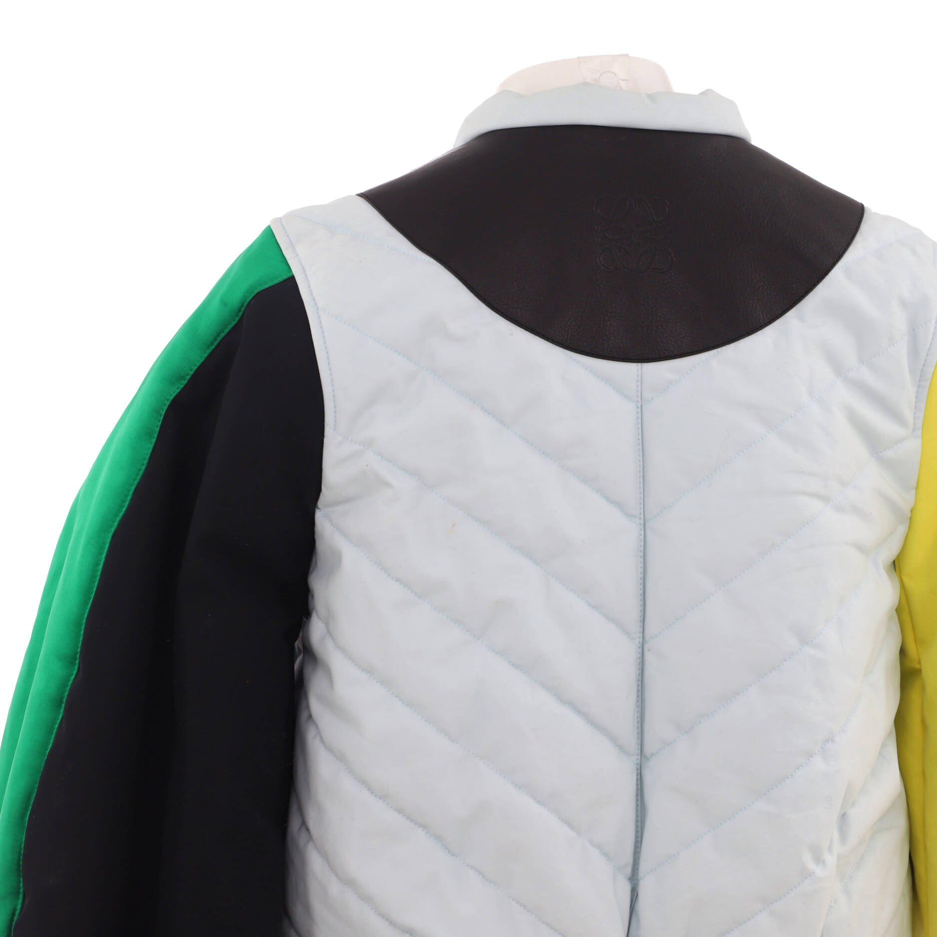 Women's Colorblock ZIp Bomber Jacket Quilted Cotton