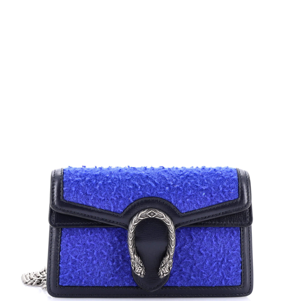 Dionysus Bag Wool and Leather Super Mini