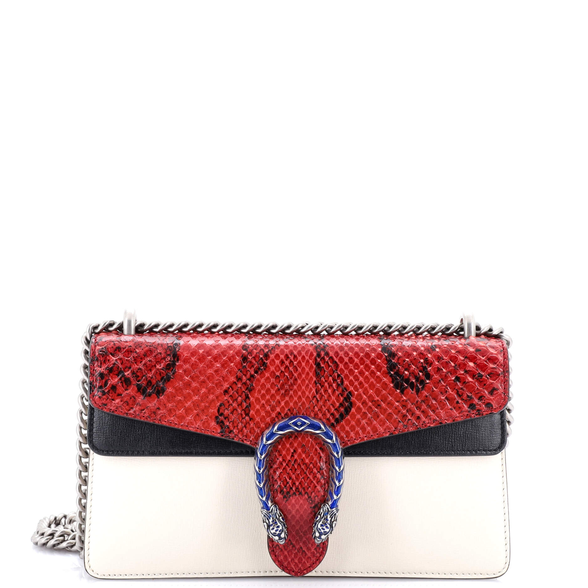 Dionysus Bag Leather with Python Small