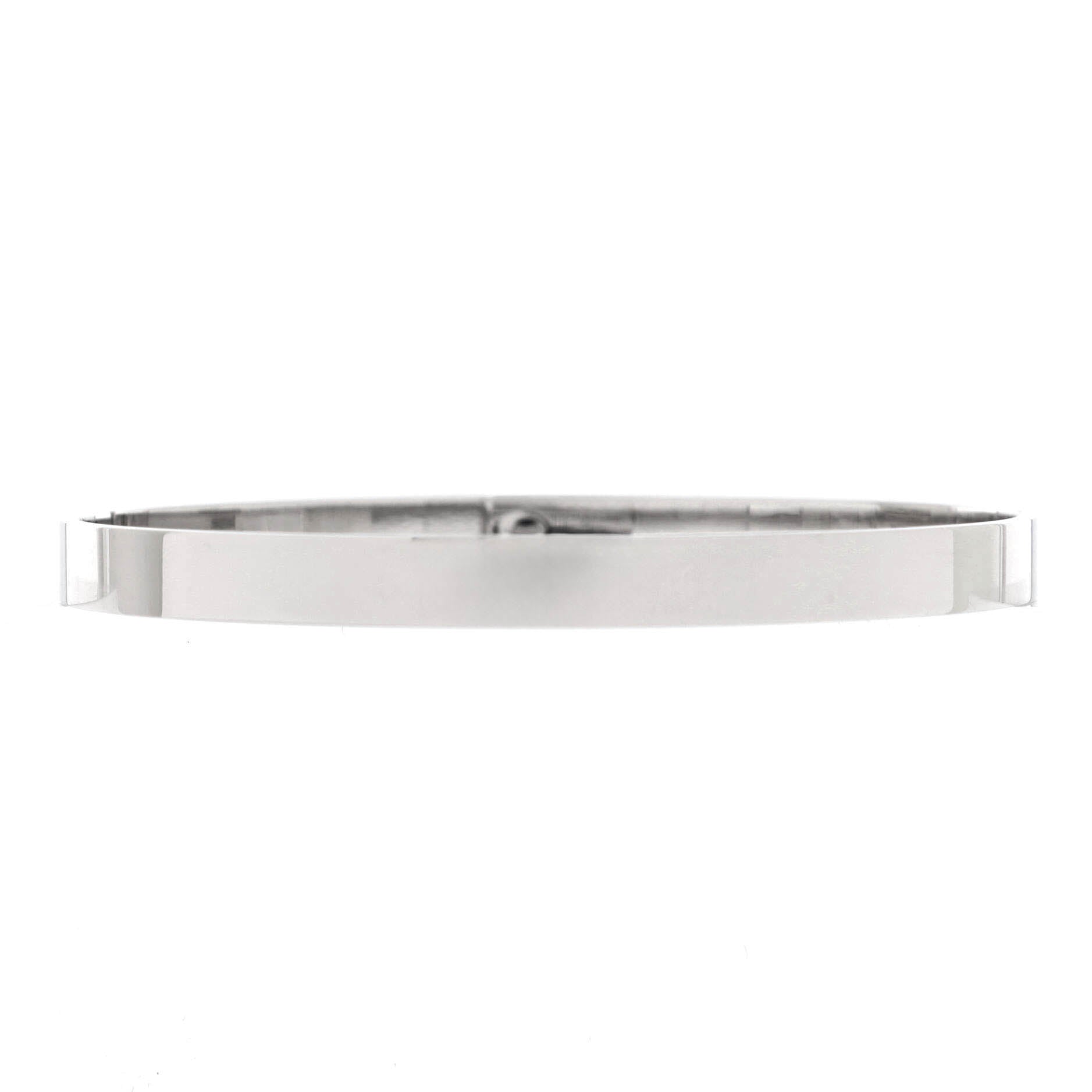 Kelly Bracelet 18K White Gold with 4 Diamonds Small