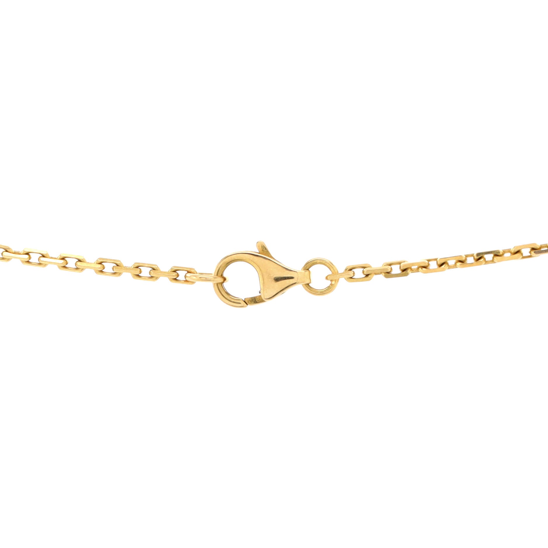 Love Interlocking Necklace 18K Yellow Gold and Diamonds