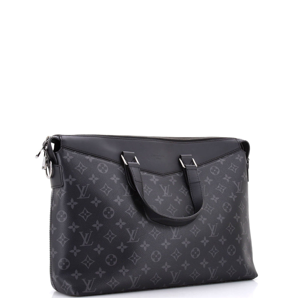 Explorer Briefcase Monogram Eclipse Canvas