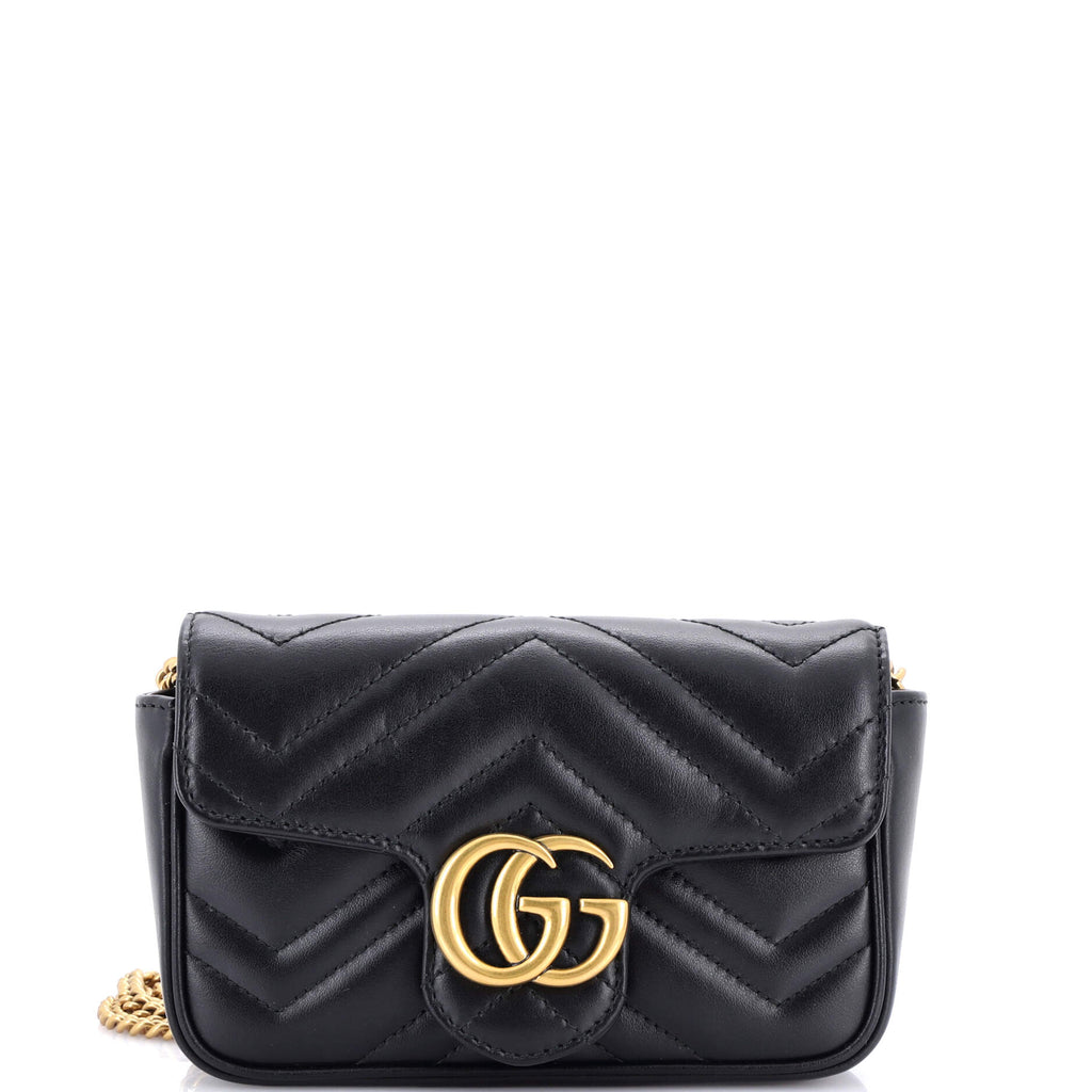 GG Marmont Flap Bag Matelasse Leather Super Mini