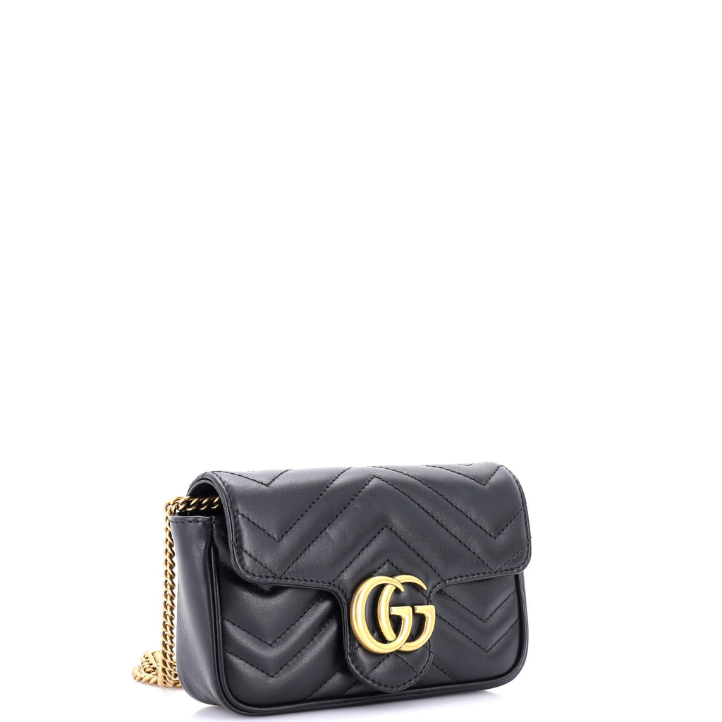 GG Marmont Flap Bag Matelasse Leather Super Mini