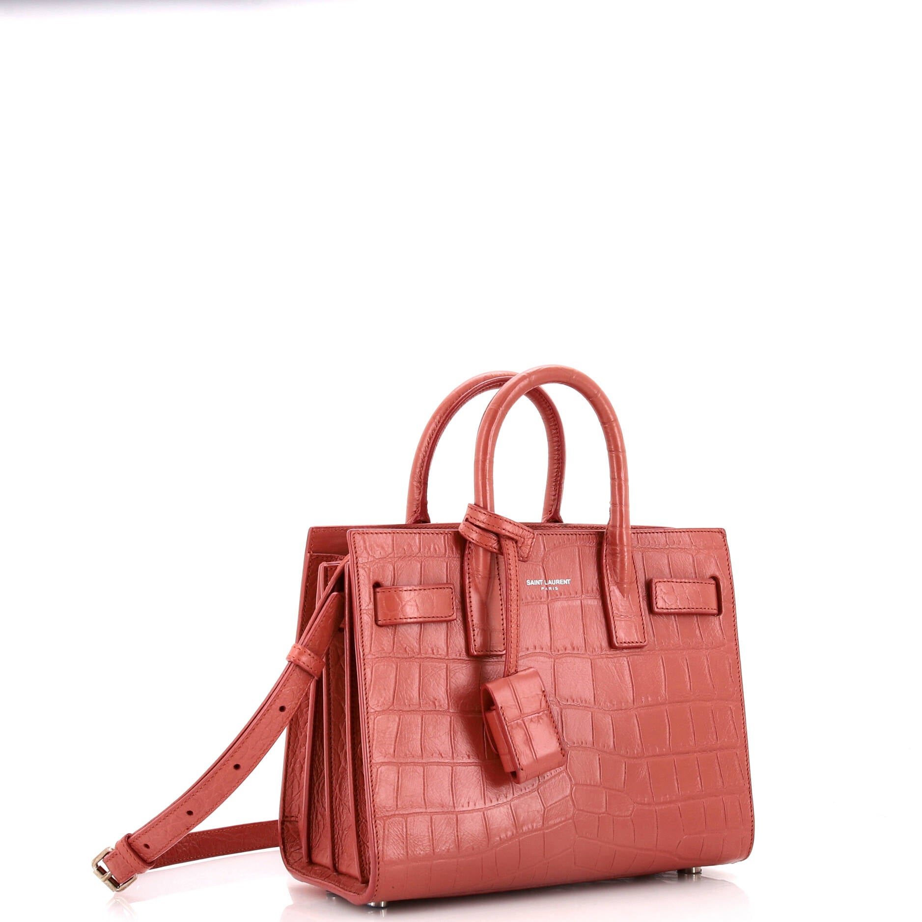 Sac de Jour NM Bag Crocodile Embossed Leather Nano