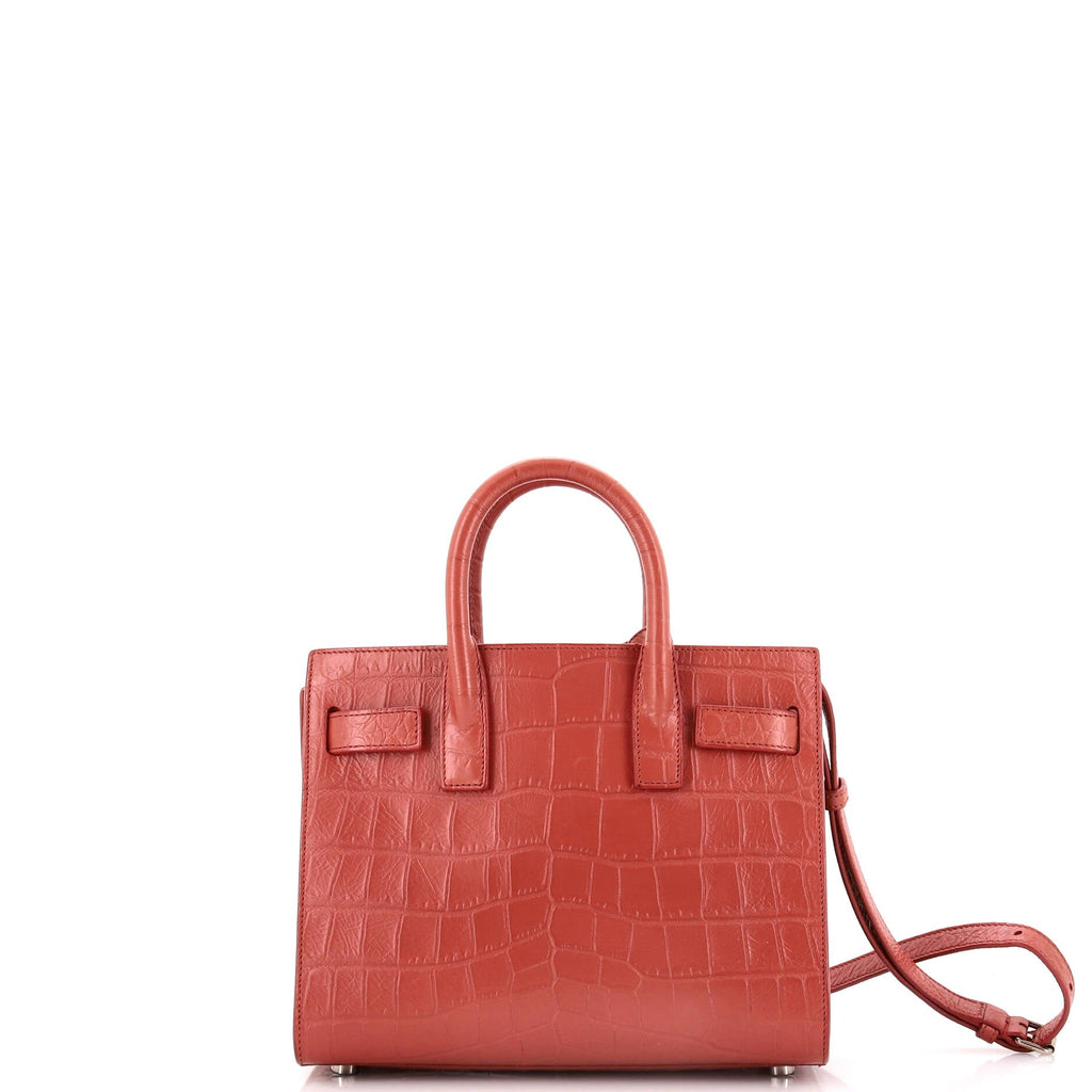 Sac de Jour NM Bag Crocodile Embossed Leather Nano
