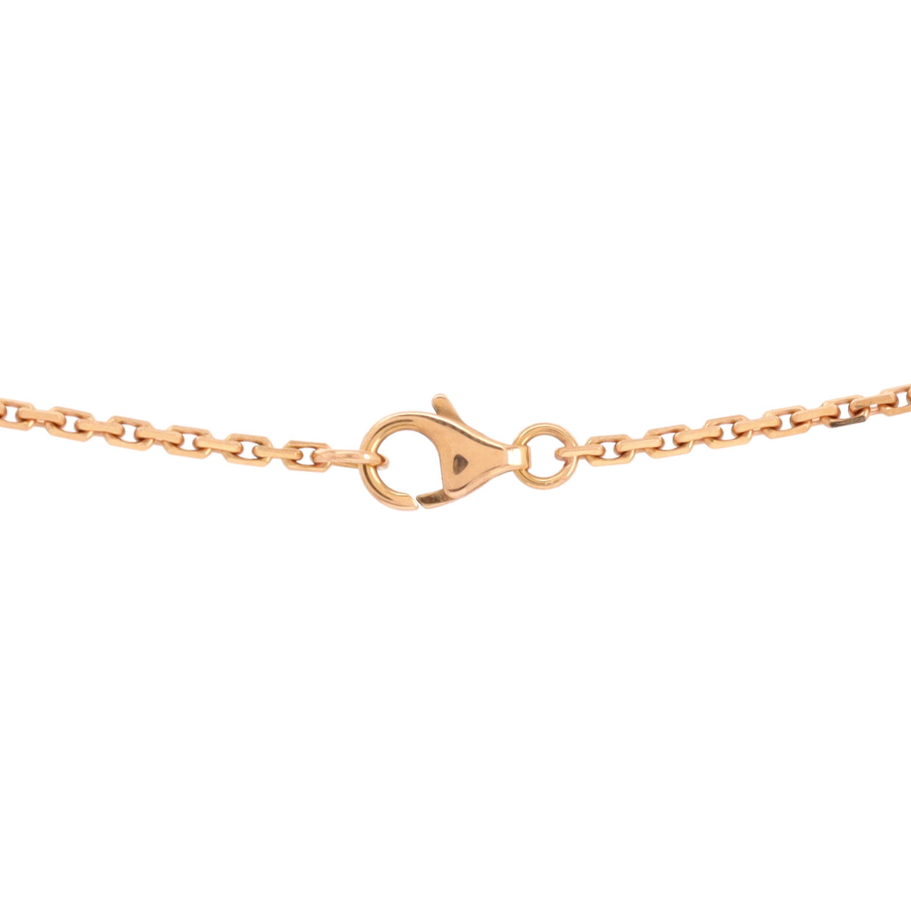 Love Interlocking Necklace 18K Rose Gold with Diamonds