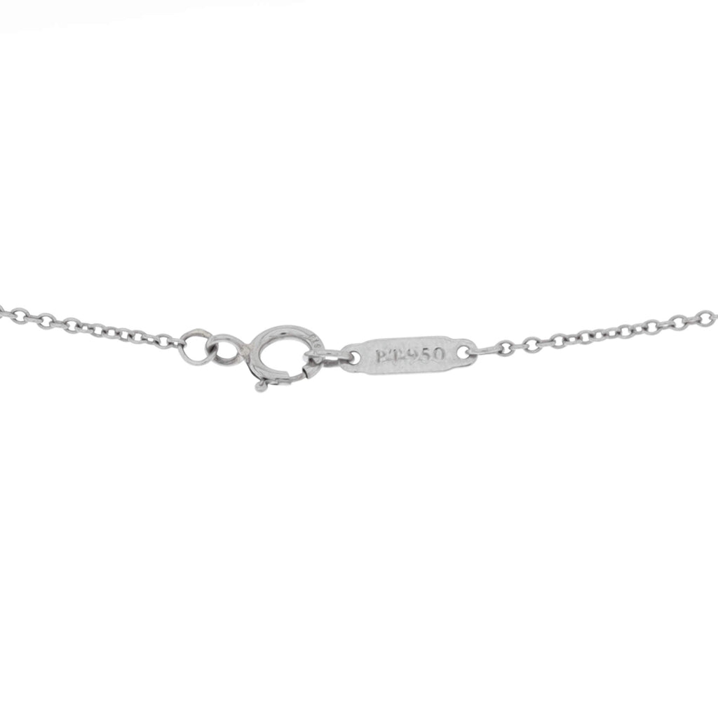 Circlet Pendant Necklace Platinum with Diamonds 0.26CT
