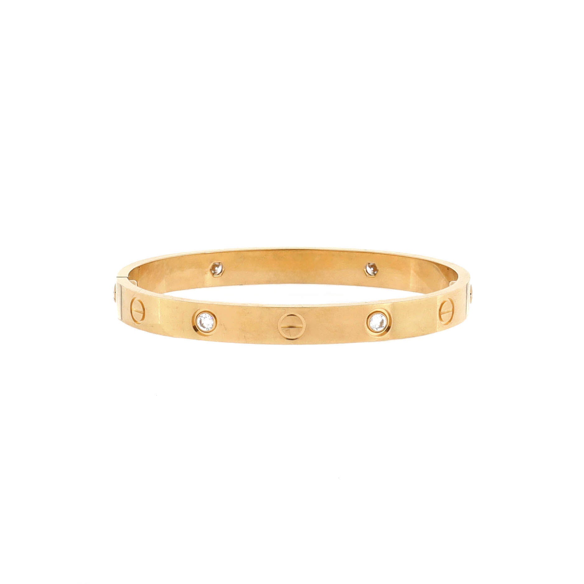 Love 4 Diamond Bracelet 18K Yellow Gold with Diamonds