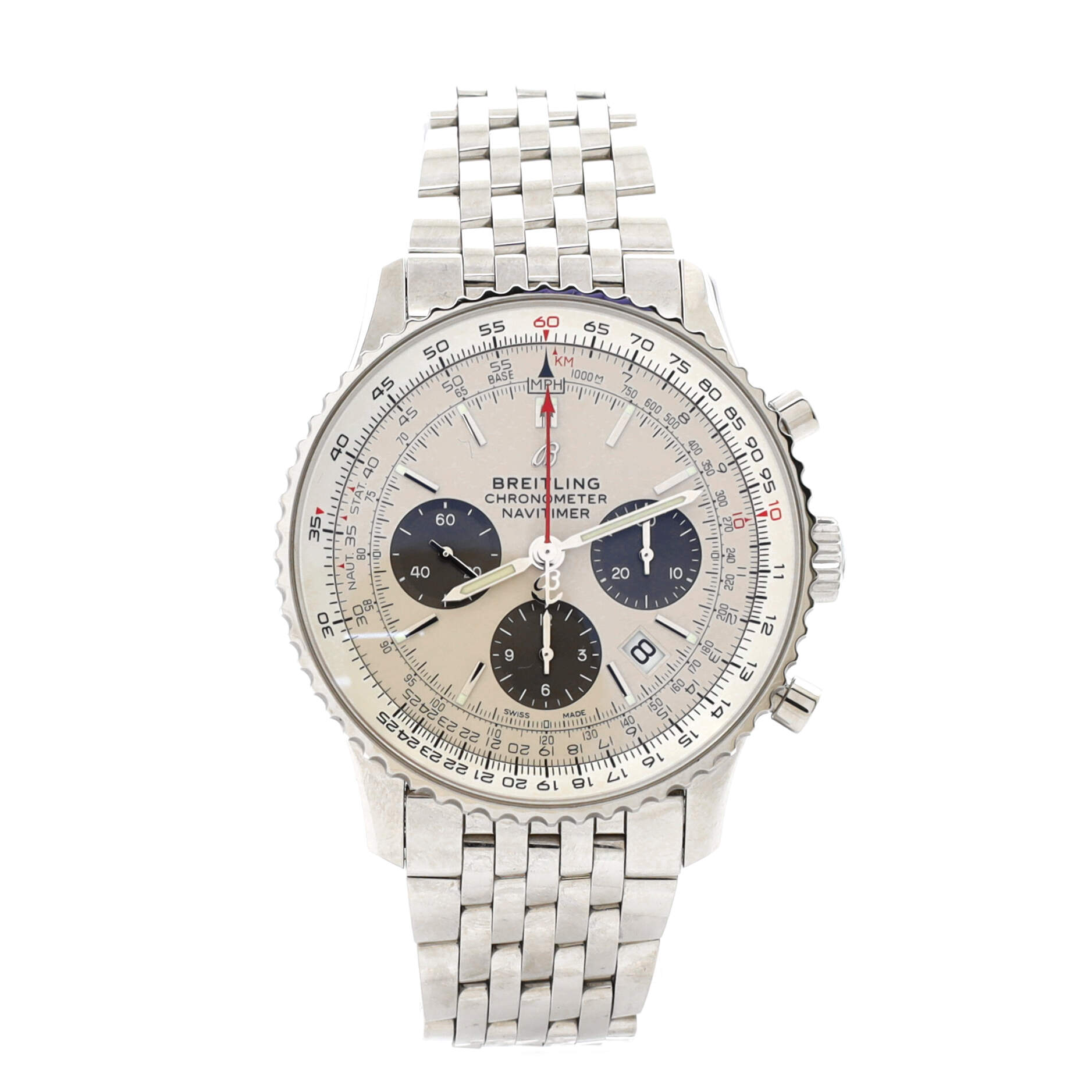 Navitimer B01 Chronograph Automatic Watch Stainless Steel 43