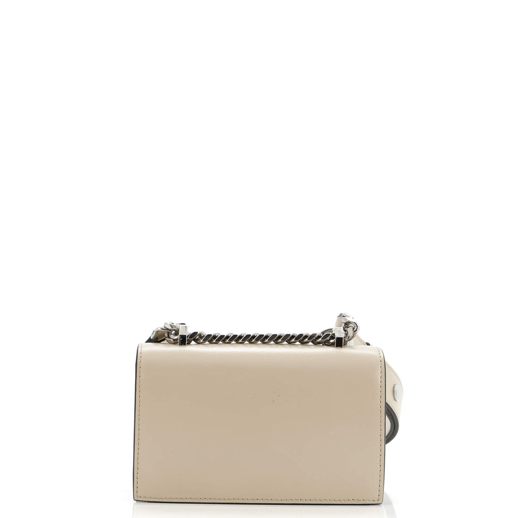 Biker Jewelled Flap Satchel Leather Mini