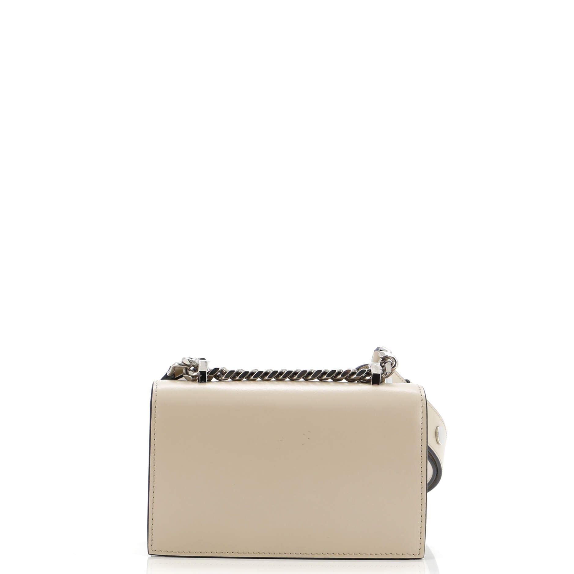 Biker Jewelled Flap Satchel Leather Mini