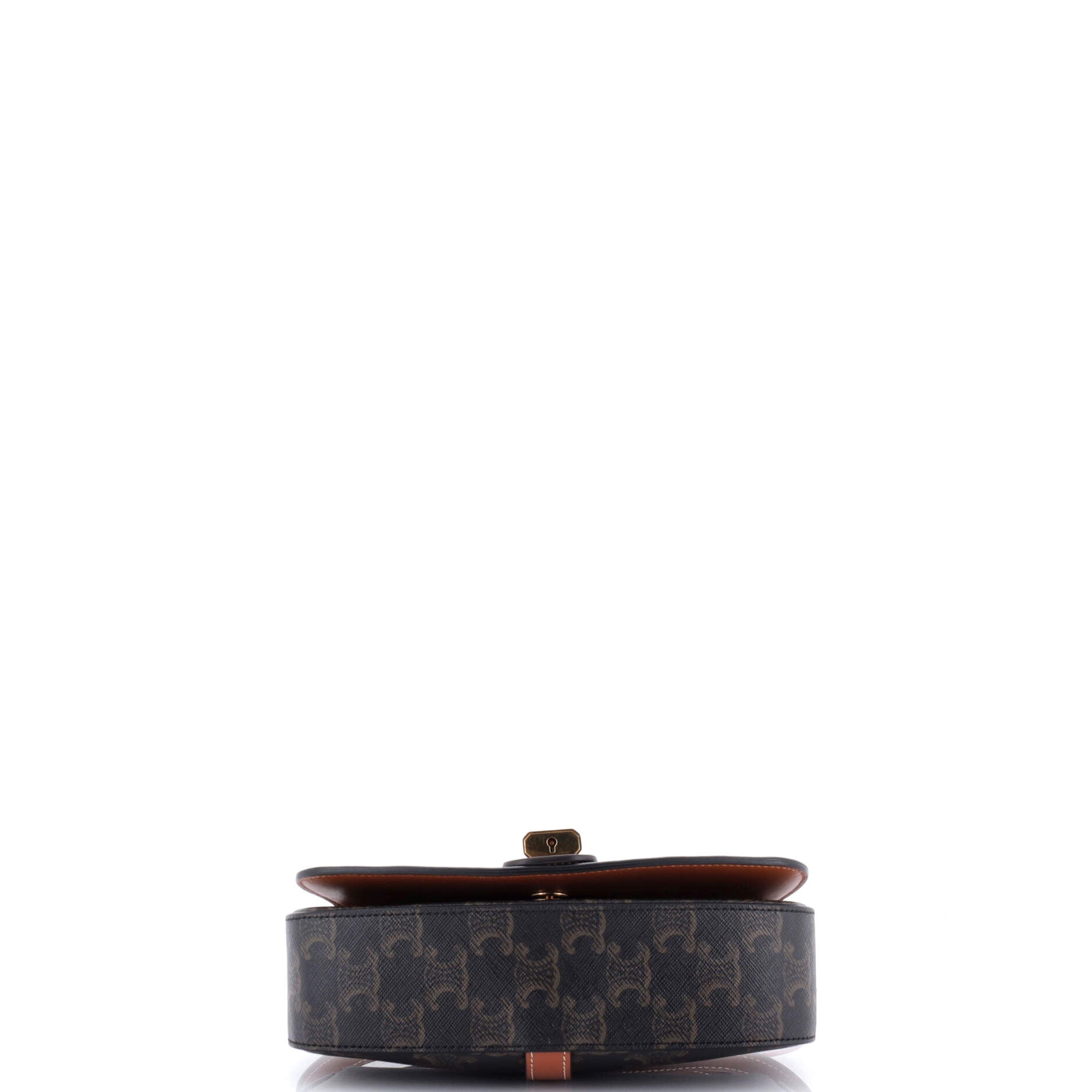 Tabou Clutch with Strap Triomphe Coated Canvas