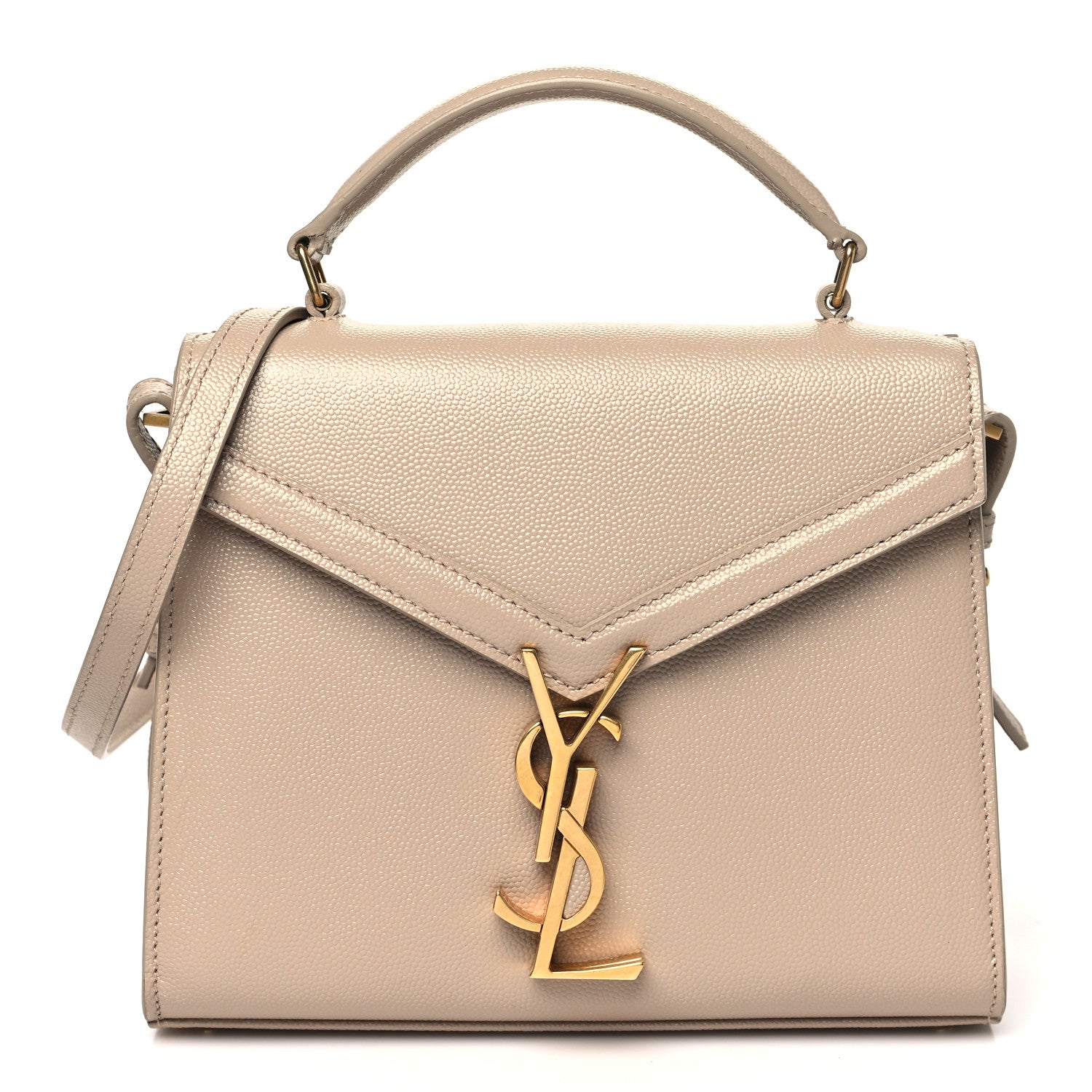Grain de Poudre Mini Classic Monogram Cassandra Top Handle Beige