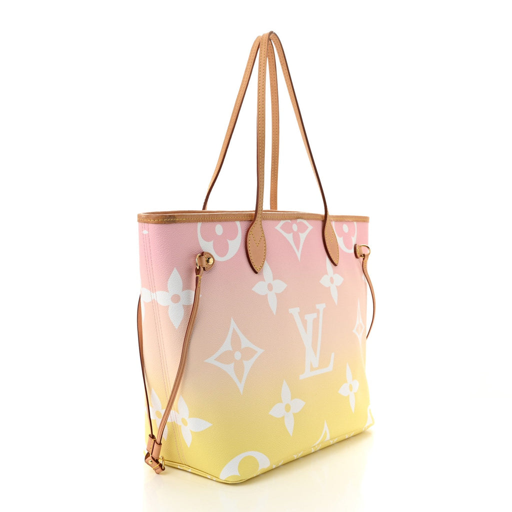 Monogram Giant By The Pool Neverfull MM  Light Pink