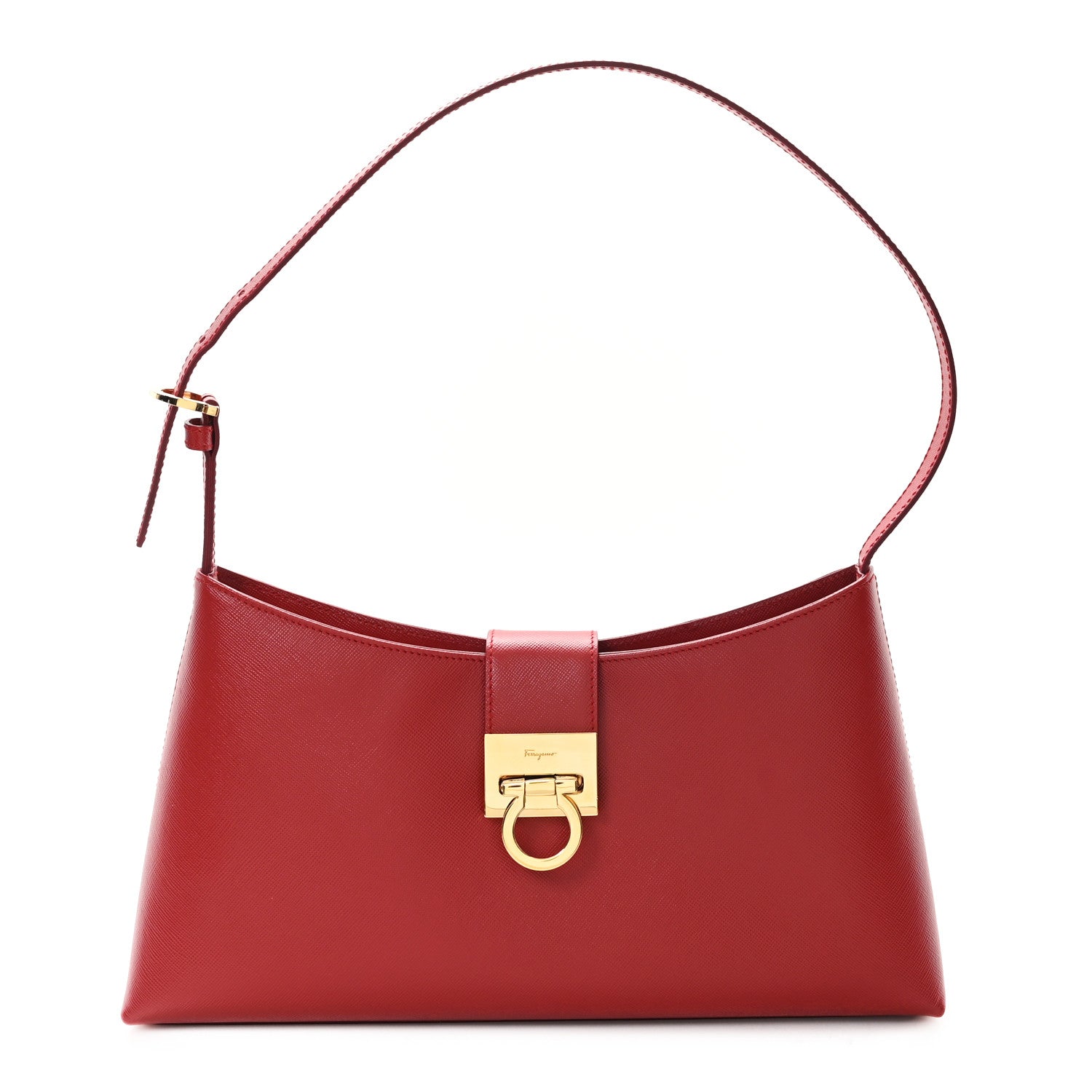 Saffiano Trifolio Shoulder Bag Coral