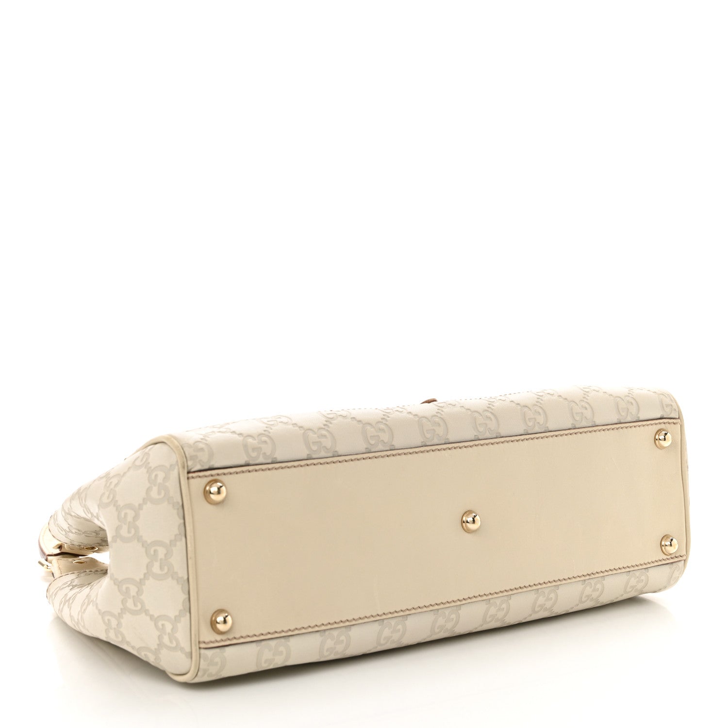 Guccissima Bardot Tote Off White