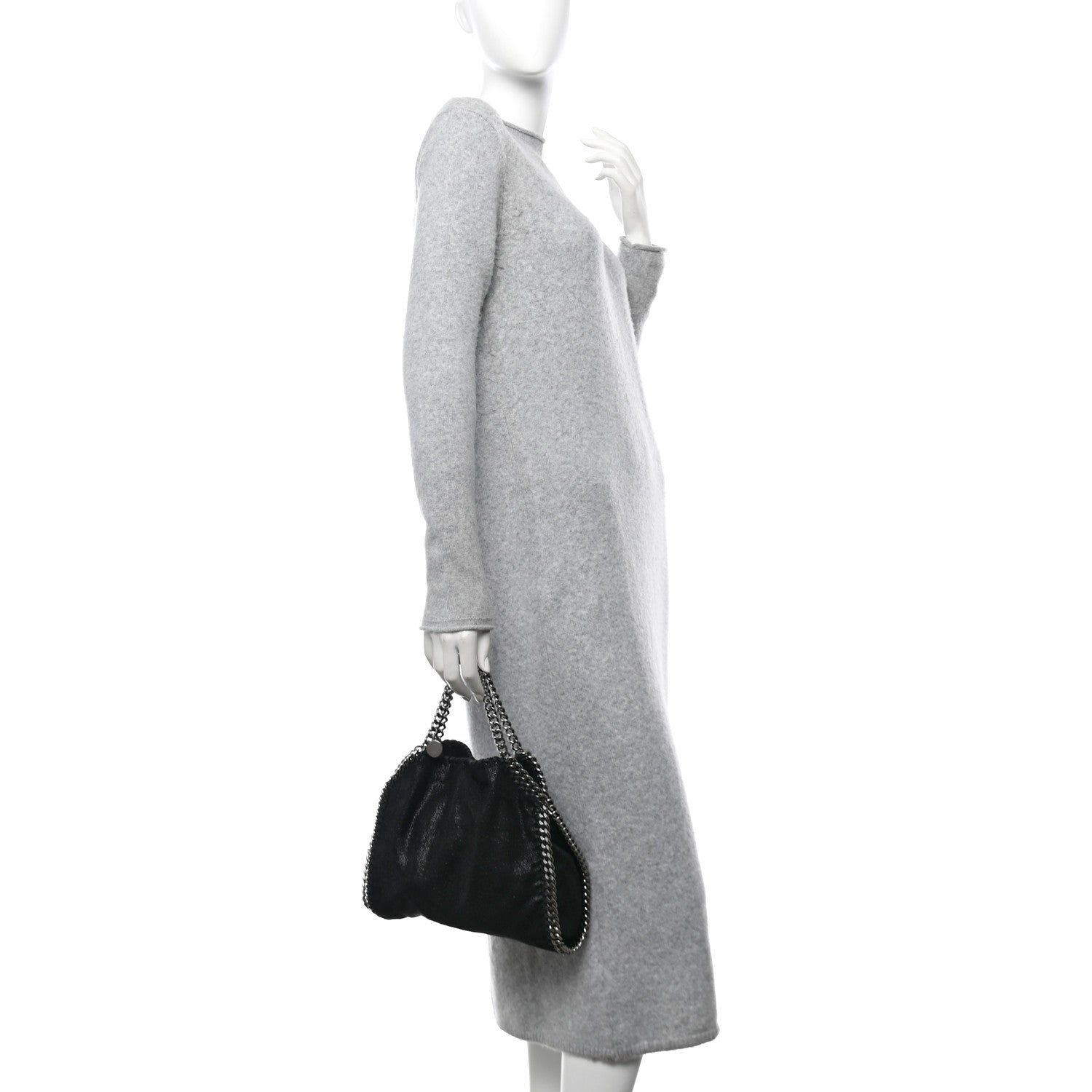 Shaggy Deer Mini Falabella Tote Black