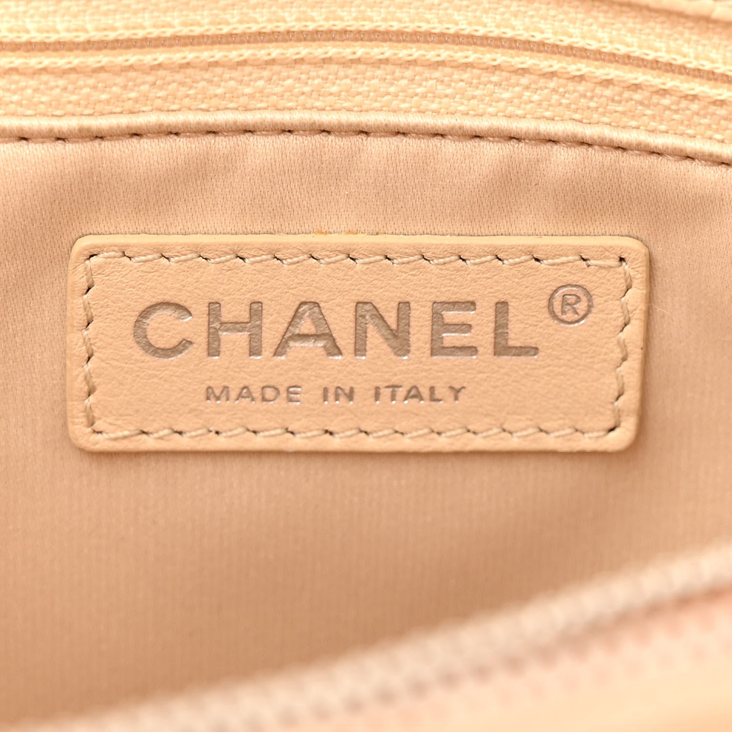 Caviar Quilted Grand Shopping Tote GST Beige