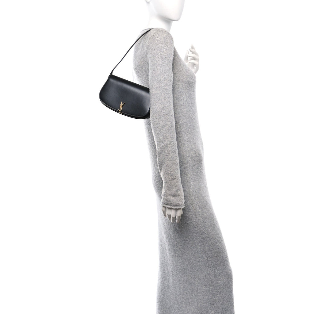 Box Calfskin Mini Voltaire Shoulder Bag Black