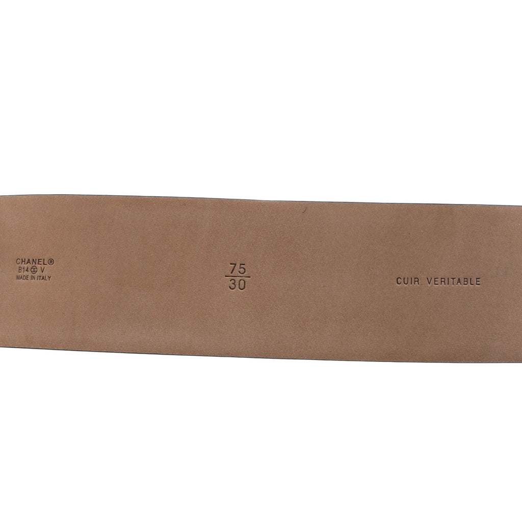 Oval CC Belt Calfskin Wide 95