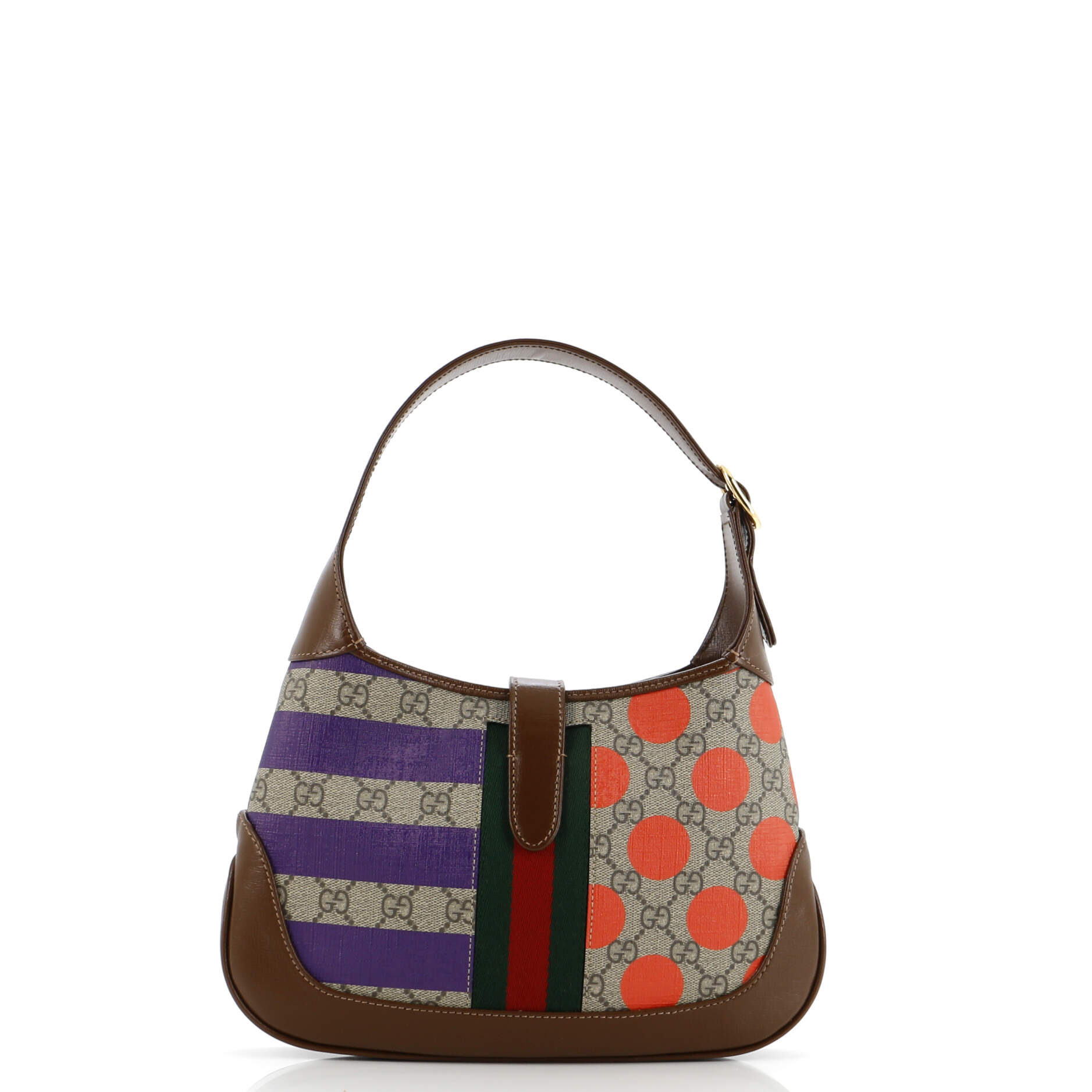 Jackie 1961 Hobo Printed GG Coated Canvas Small