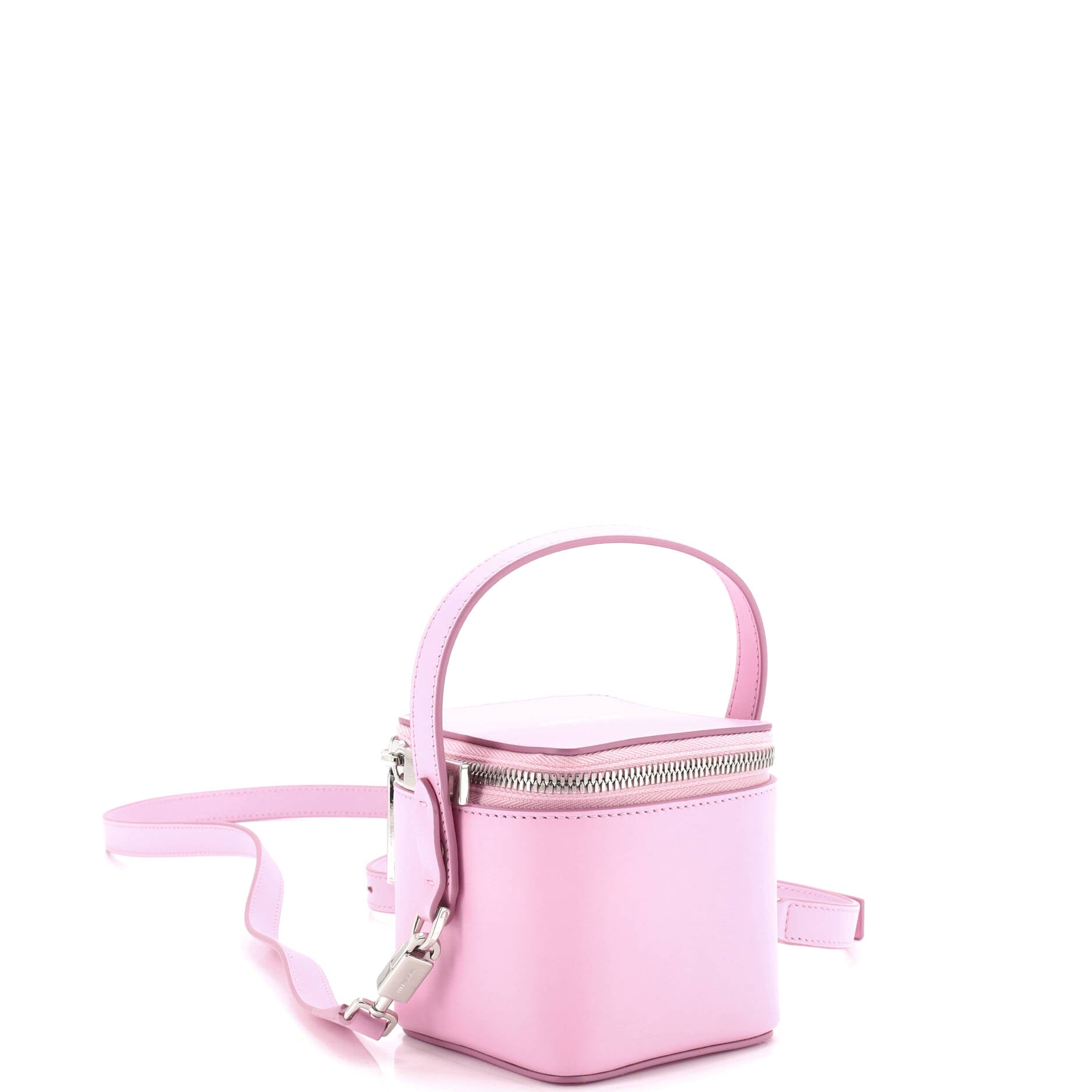 Gancicni Top Handle Vanity Case Leather Micro