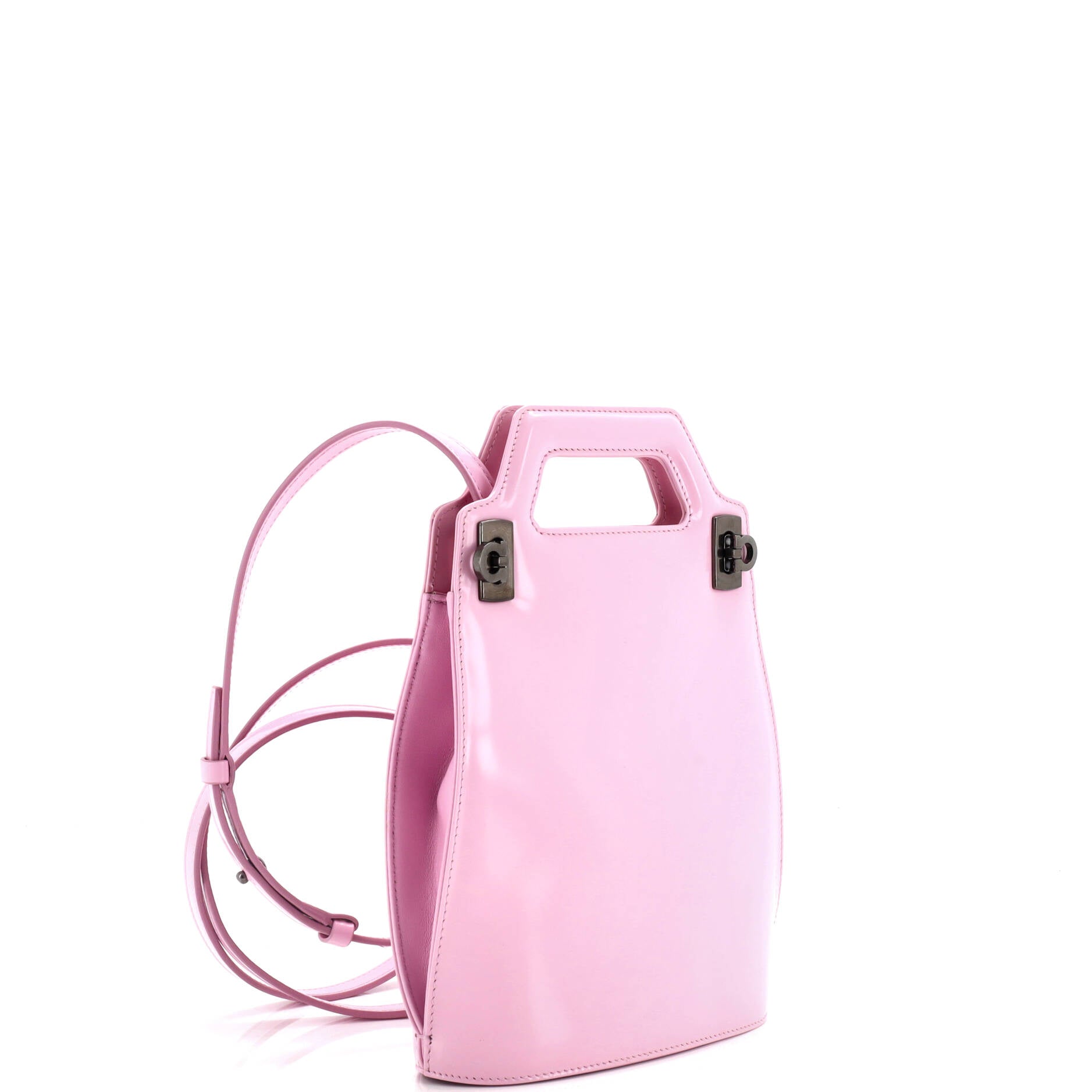 Wanda Top Handle Shoulder Bag Leather North South