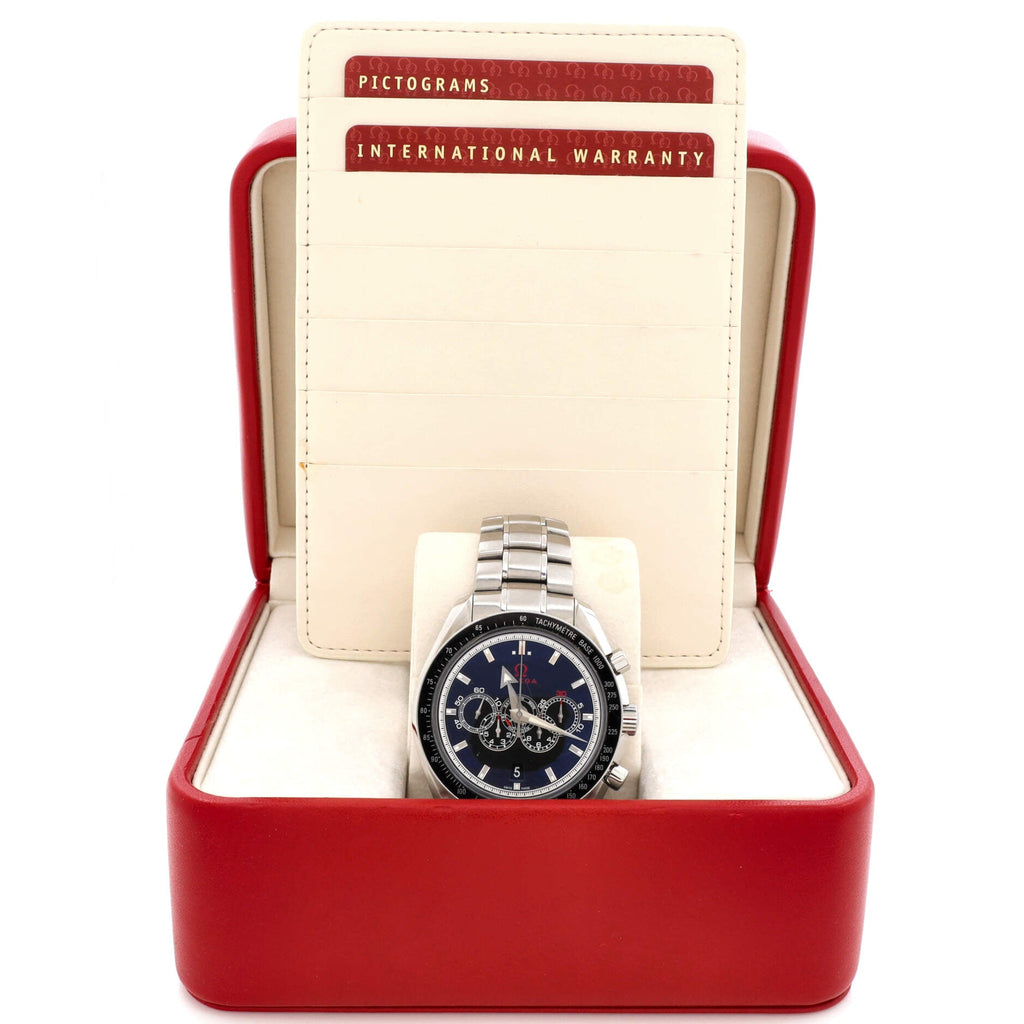 Speedmaster Date Olympic Timeless Chronograph Automatic Watch Stainless Steel 44