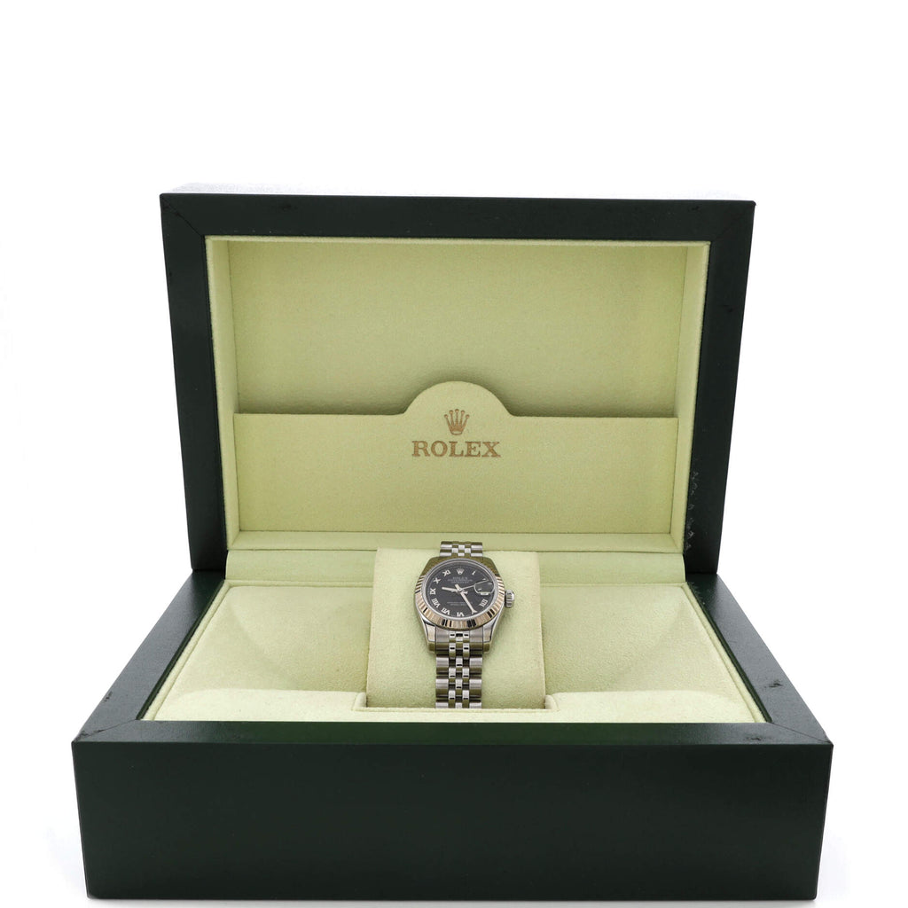 Oyster Perpetual Datejust Automatic Watch Stainless Steel and White Gold 26