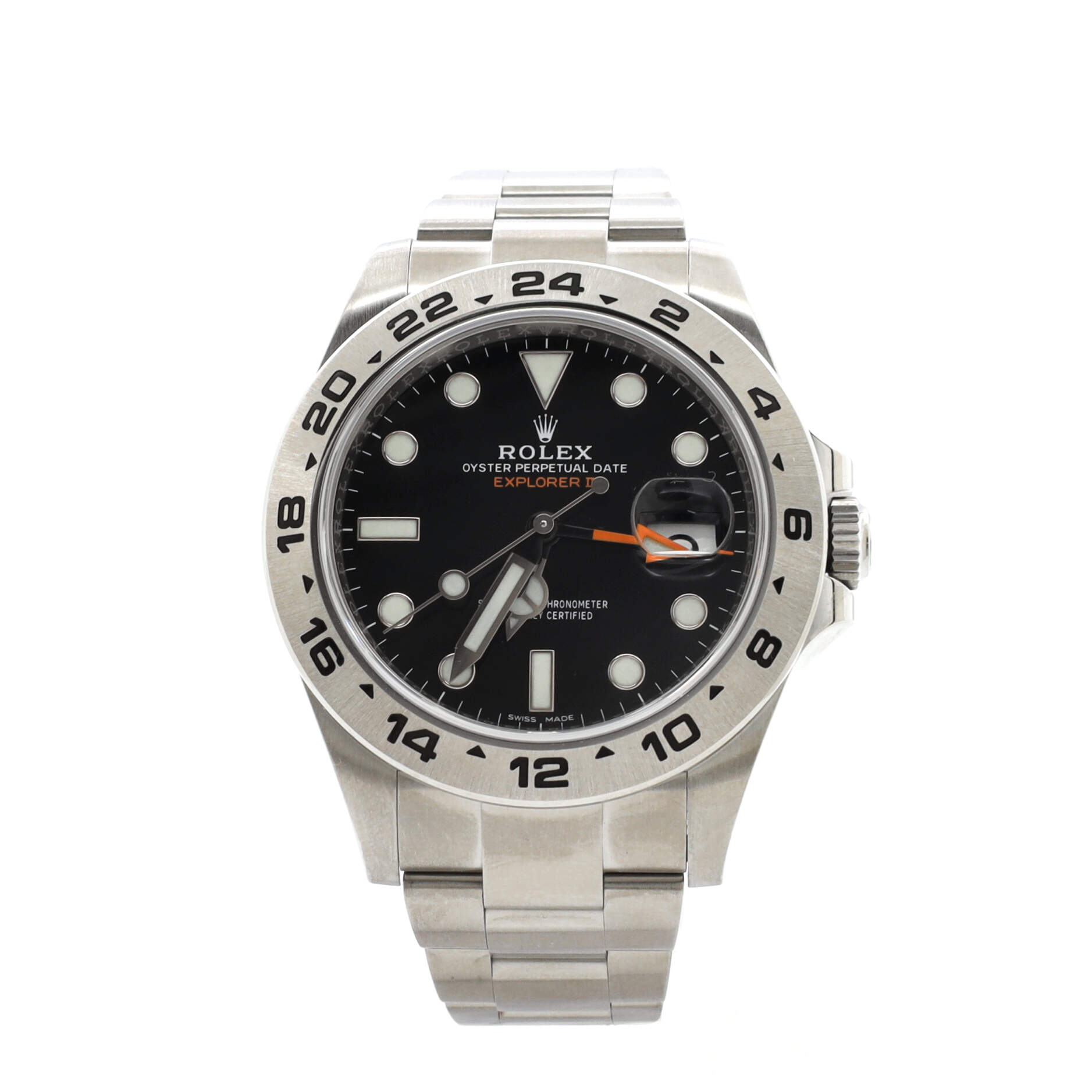 Oyster Perpetual Explorer II Automatic Watch Stainless Steel 42
