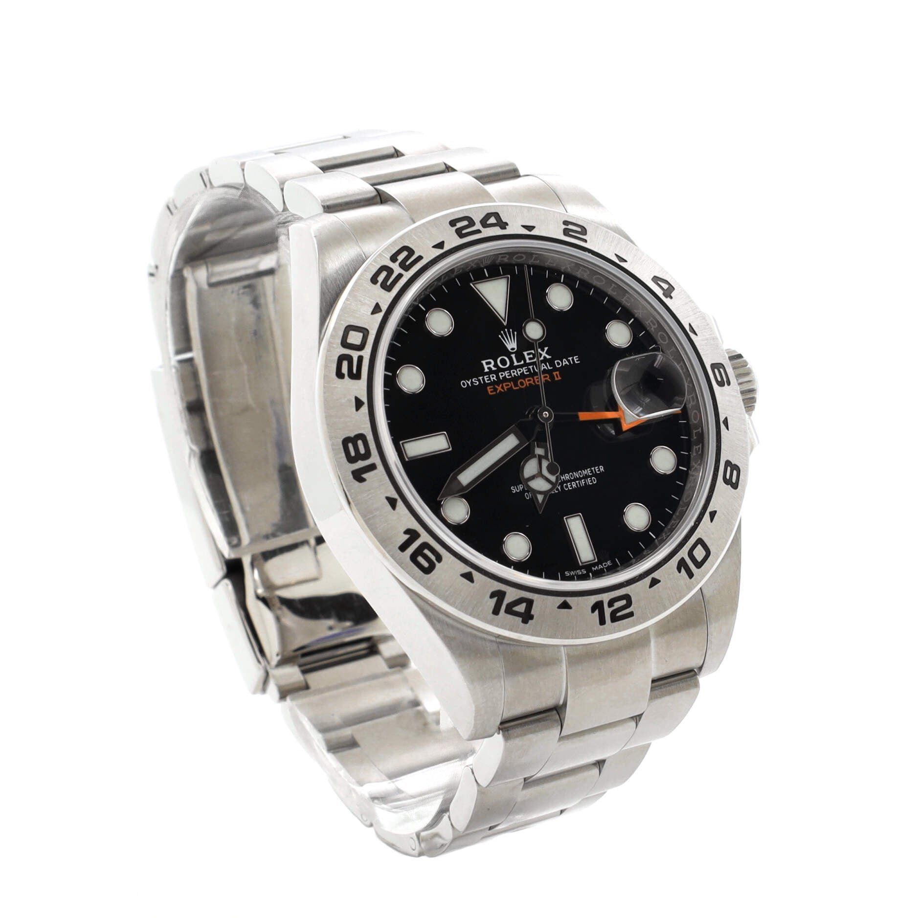 Oyster Perpetual Explorer II Automatic Watch Stainless Steel 42
