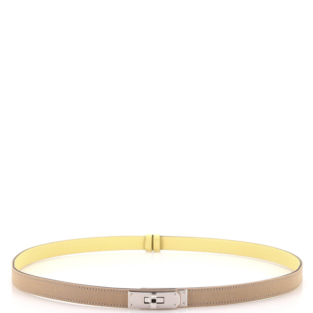 Kelly Belt Leather with Canvas Thin 85