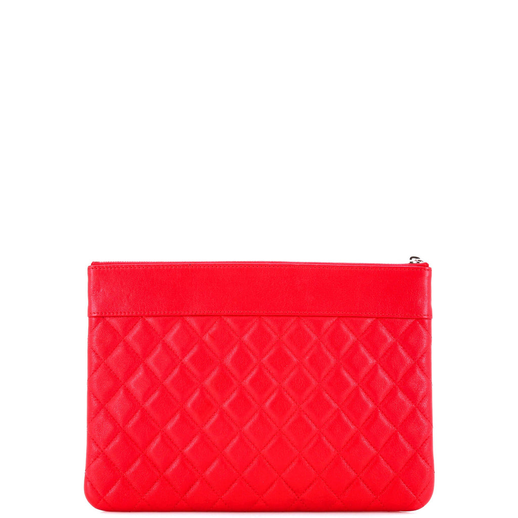 Mademoiselle Vintage O Case Clutch Quilted Sheepskin Medium