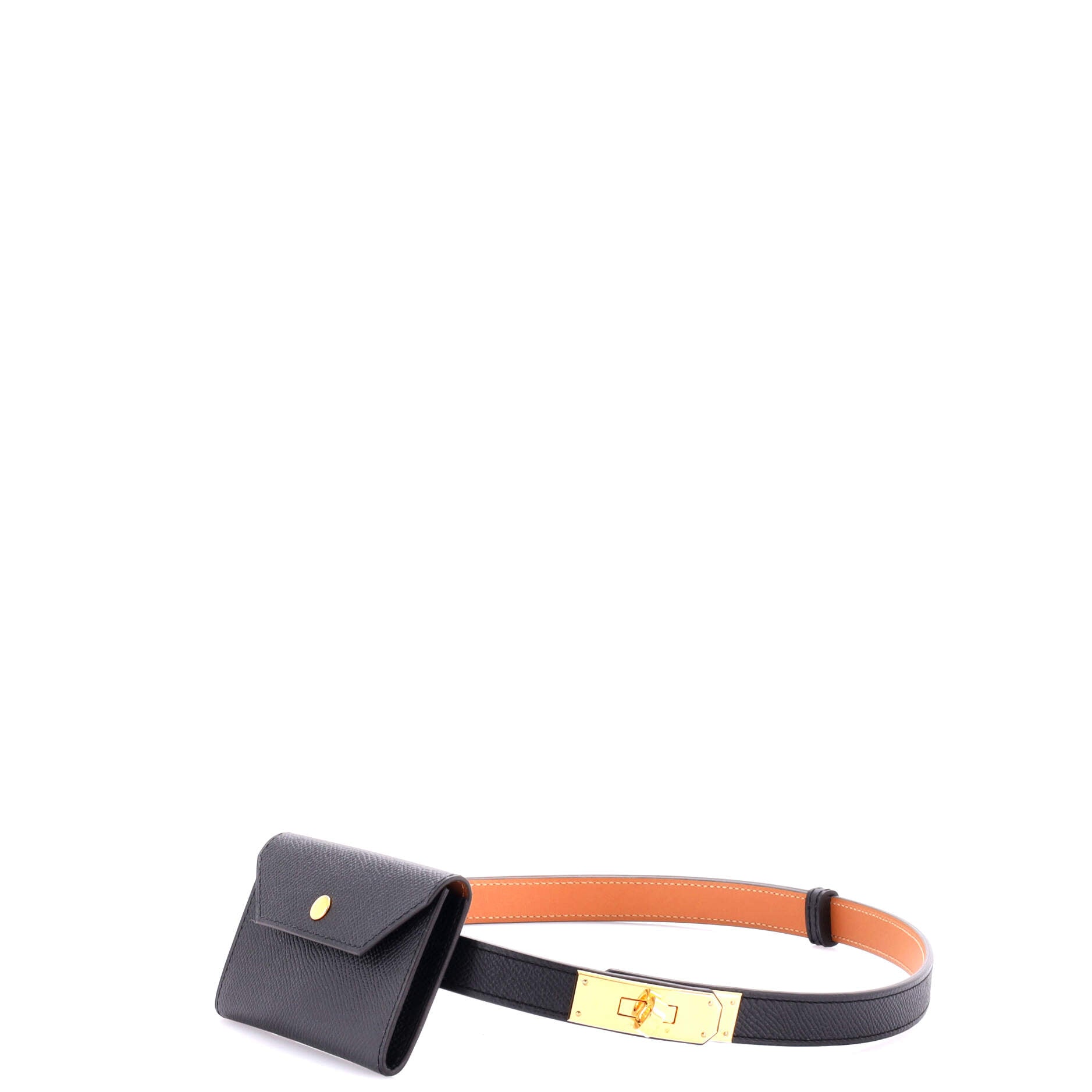 Kelly Pocket Belt Leather Thin 90