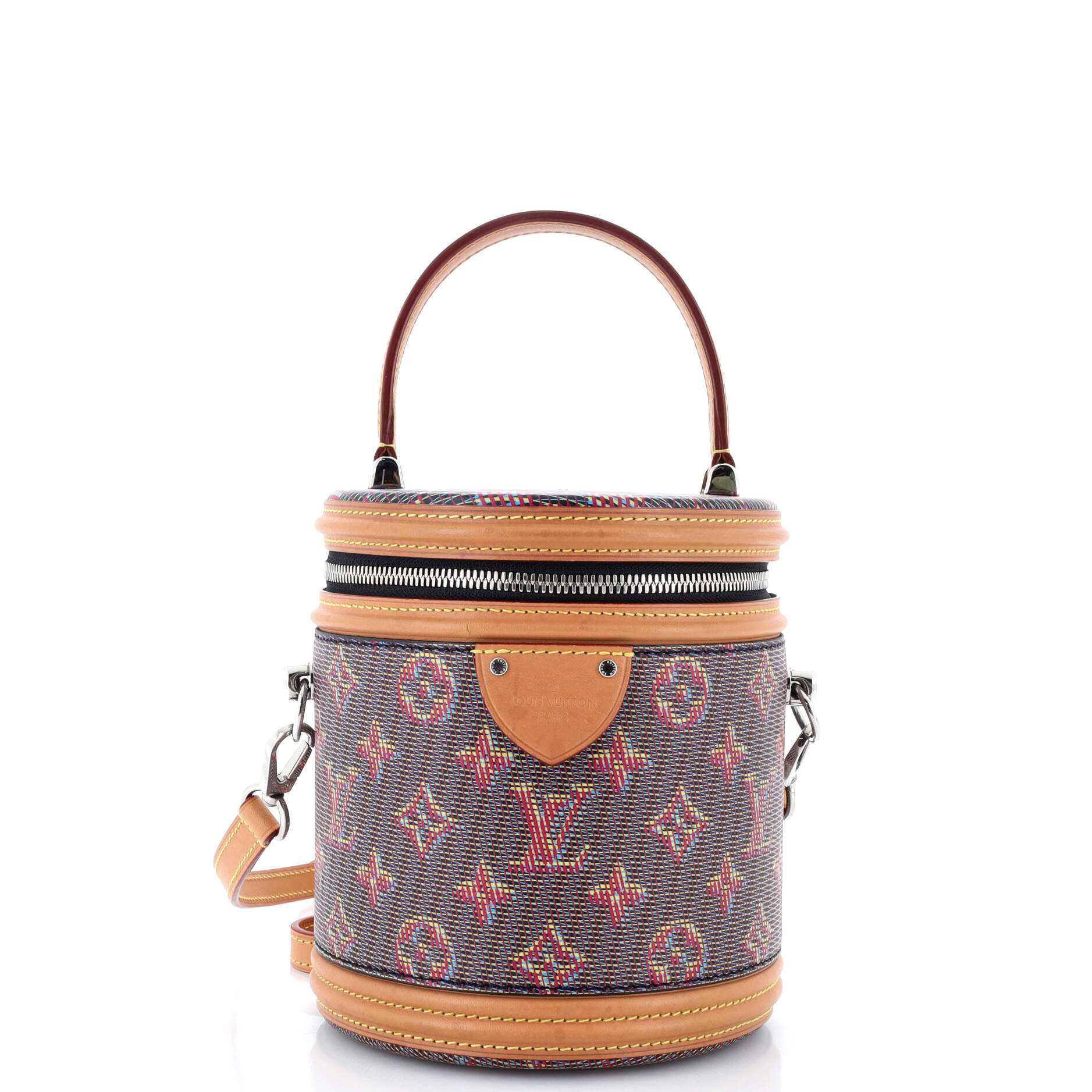Cannes Handbag Damier Monogram LV Pop Canvas
