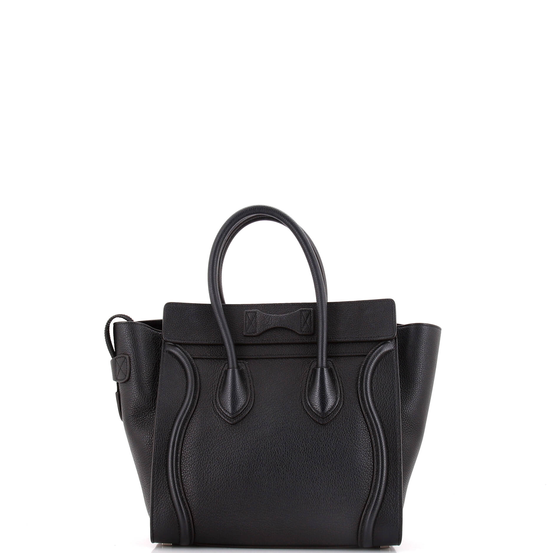Luggage Bag Grainy Leather Micro