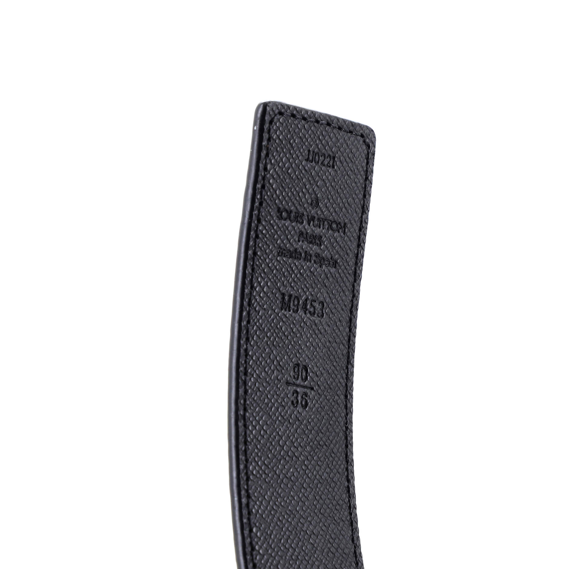 LV Initiales Reversible Belt Monogram Canvas and Leather Medium 90