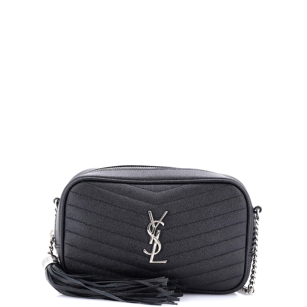 Lou Camera Bag Matelasse Chevron Leather Mini
