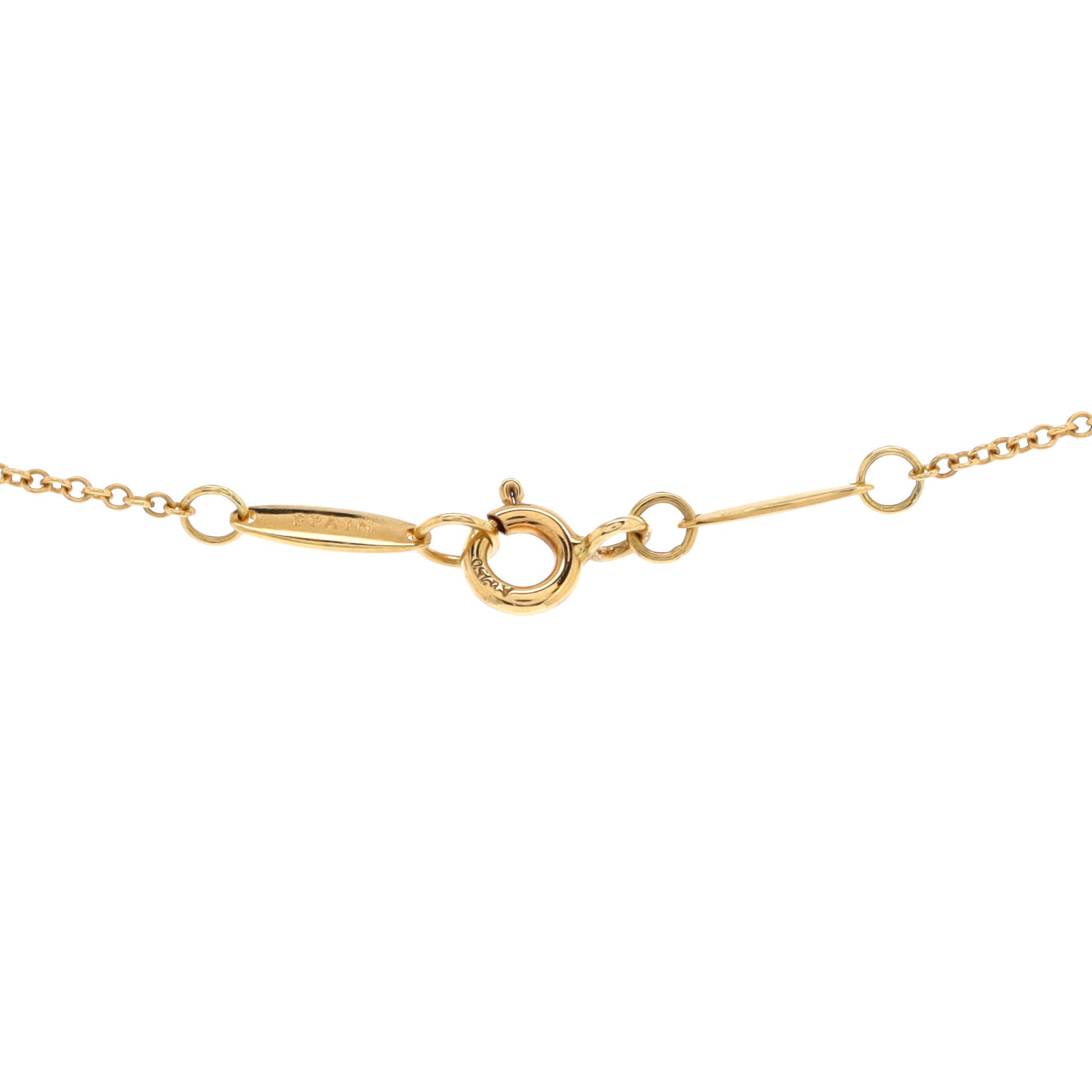 Elsa Peretti Open Heart Pendant Necklace 18K Yellow Gold 11mm