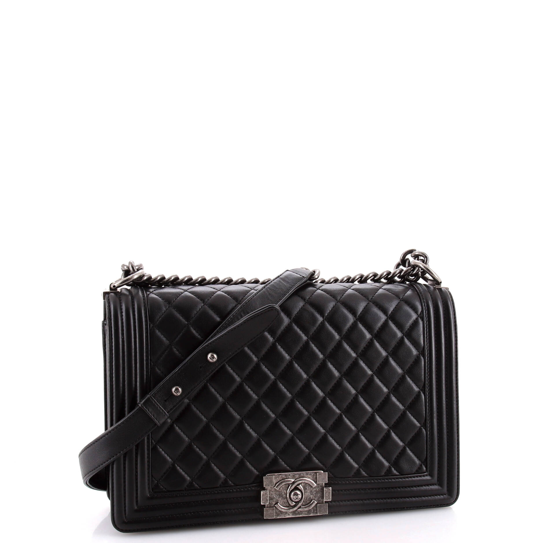 Boy Flap Bag Quilted Calfskin New Medium