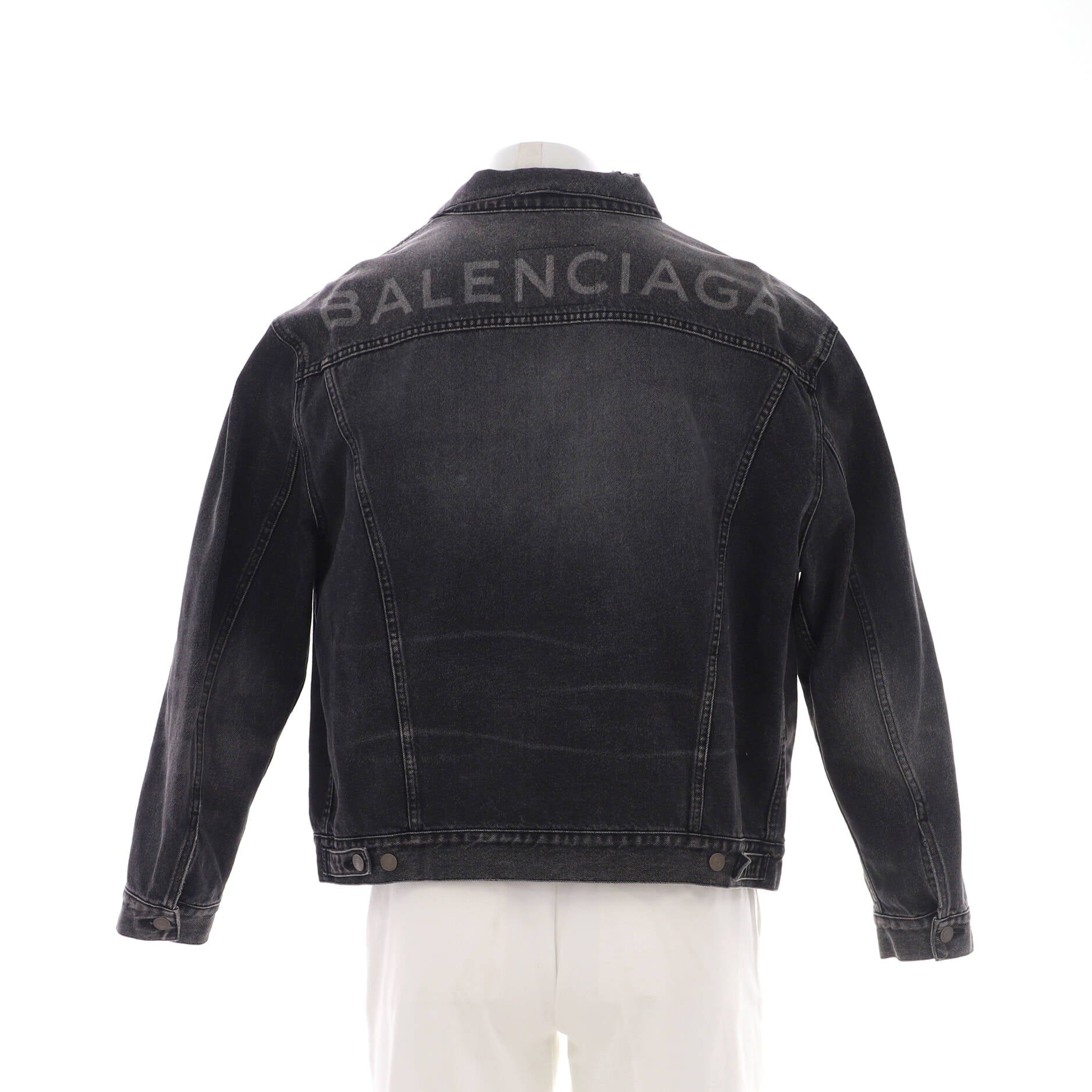 Men's Logo Oversized Jacket Denim