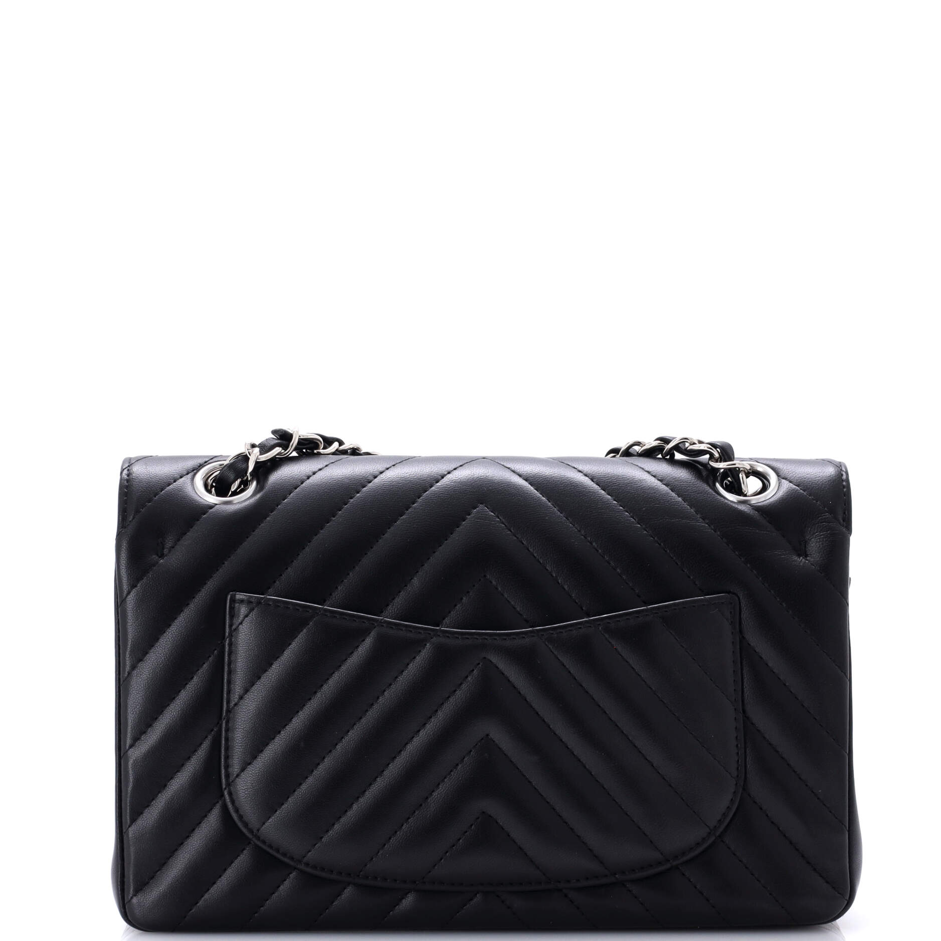 Classic Double Flap Bag Chevron Lambskin Small