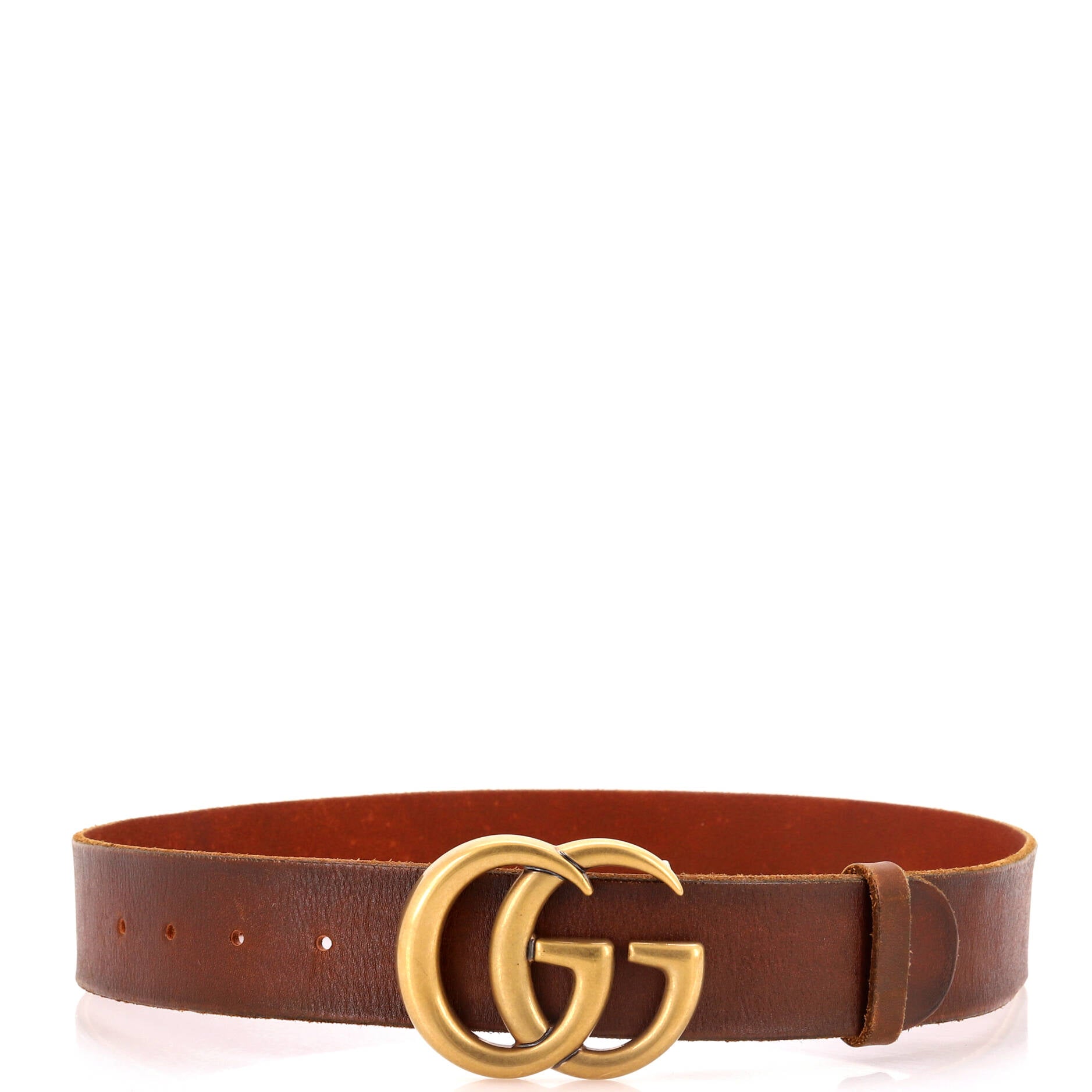 GG Marmont Belt Leather Wide 80