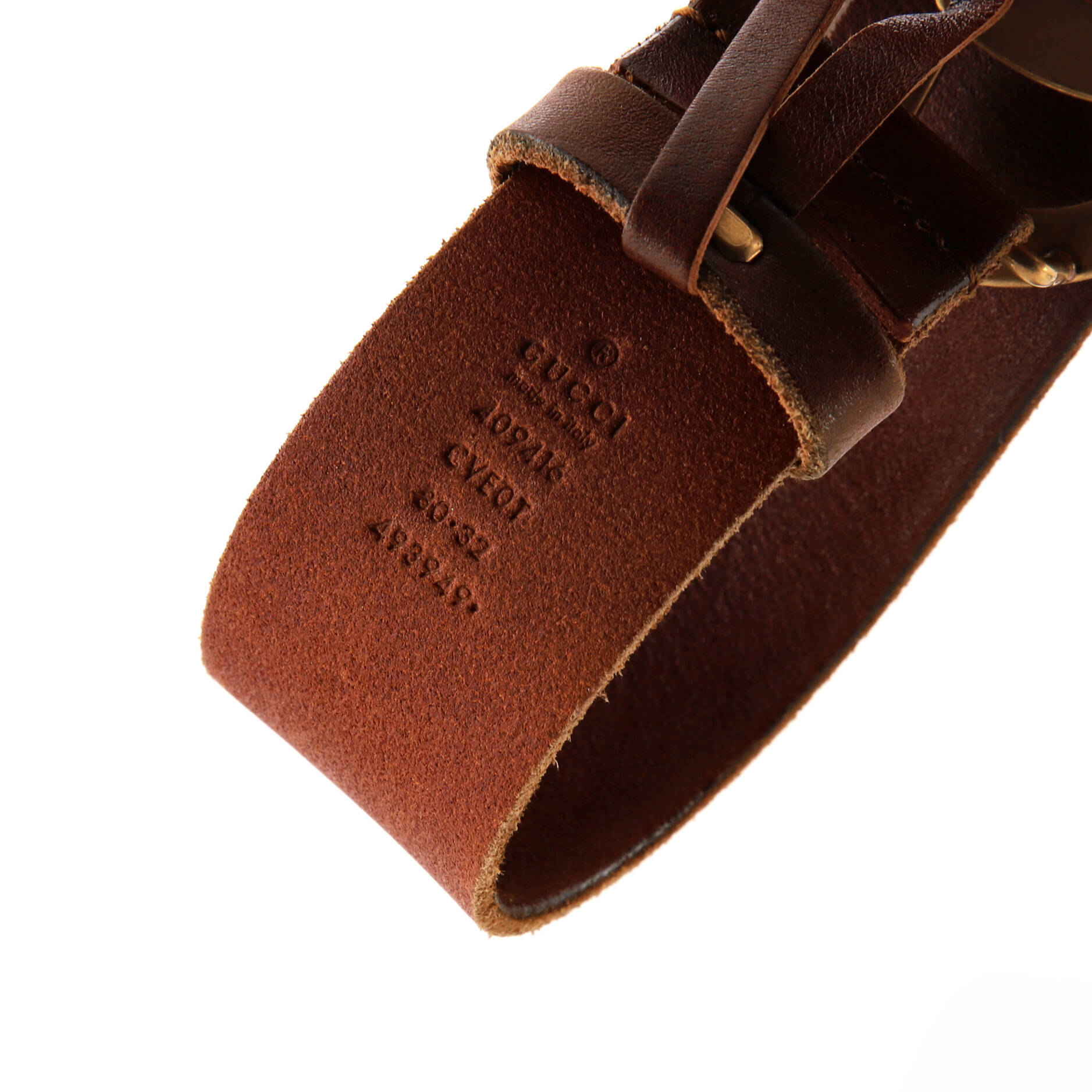 GG Marmont Belt Leather Wide 80