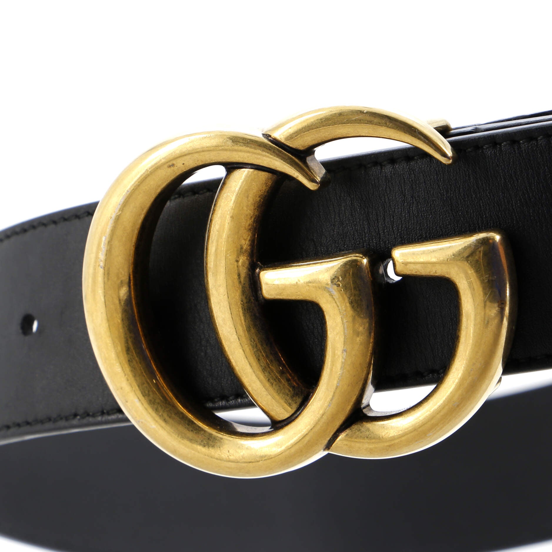 GG Marmont Belt Leather Wide 105